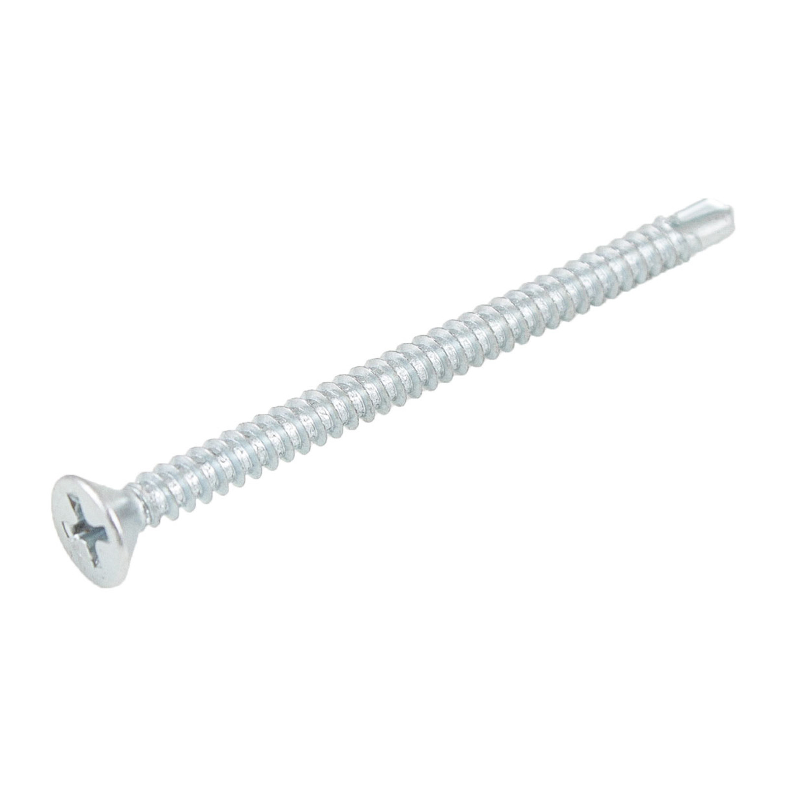 Pija para Lámina Cabeza Plana Punta de Broca Galvanizada #8 x 3" WESTON (Caja con 300 piezas)