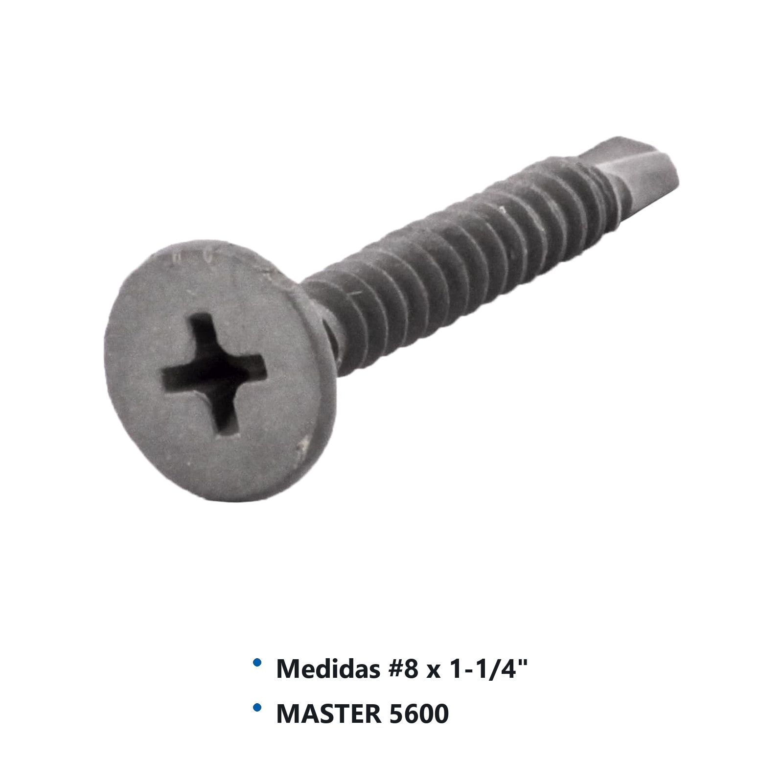 PIJA PARA UNIR TABLAS D/FIBRACEMENTO #8x1-1/4" (Precio x Caja - caja c/700 piezas) - Imagen 2
