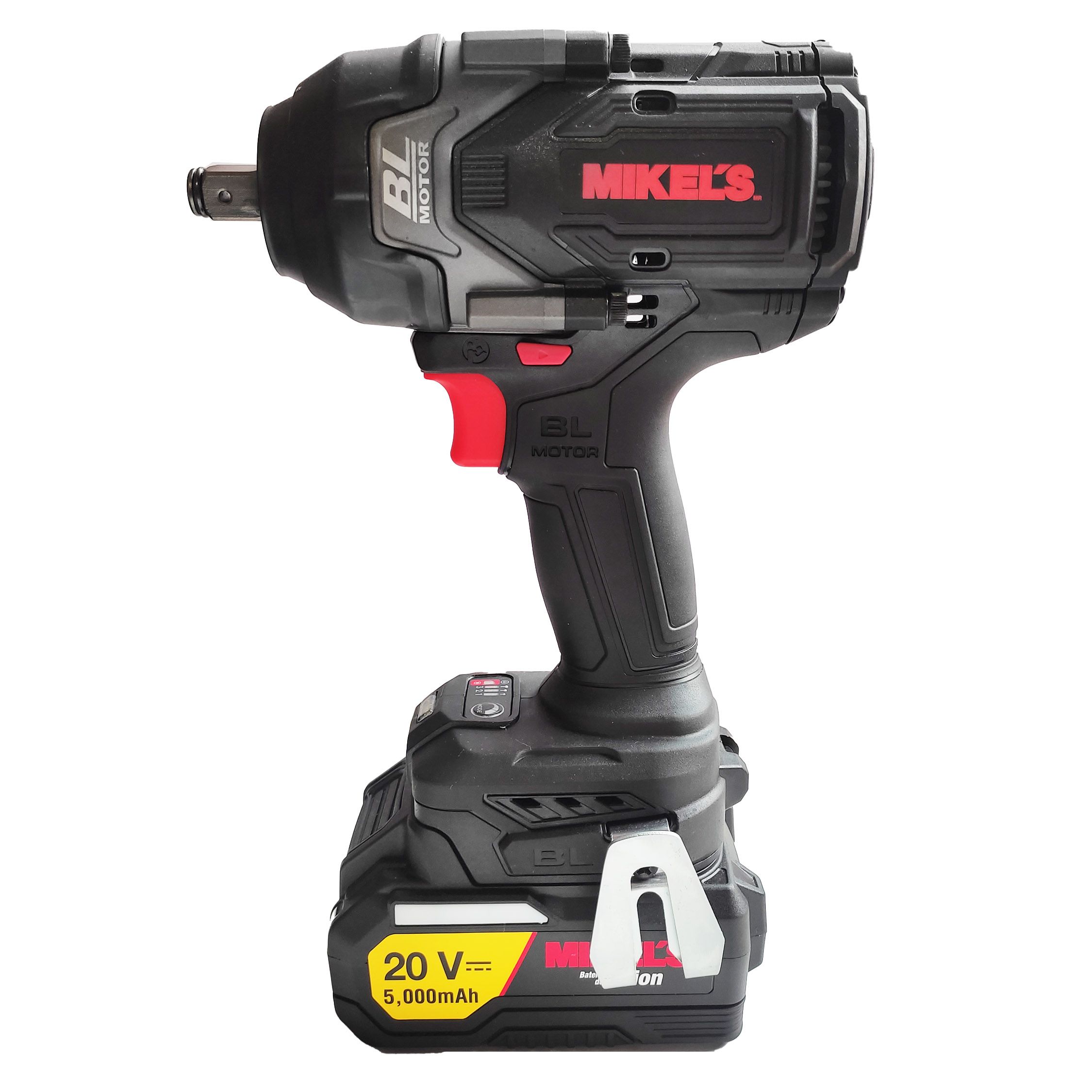 MIKELS PI-750 Pistola de impacto industrial (20 v) - Imagen 2