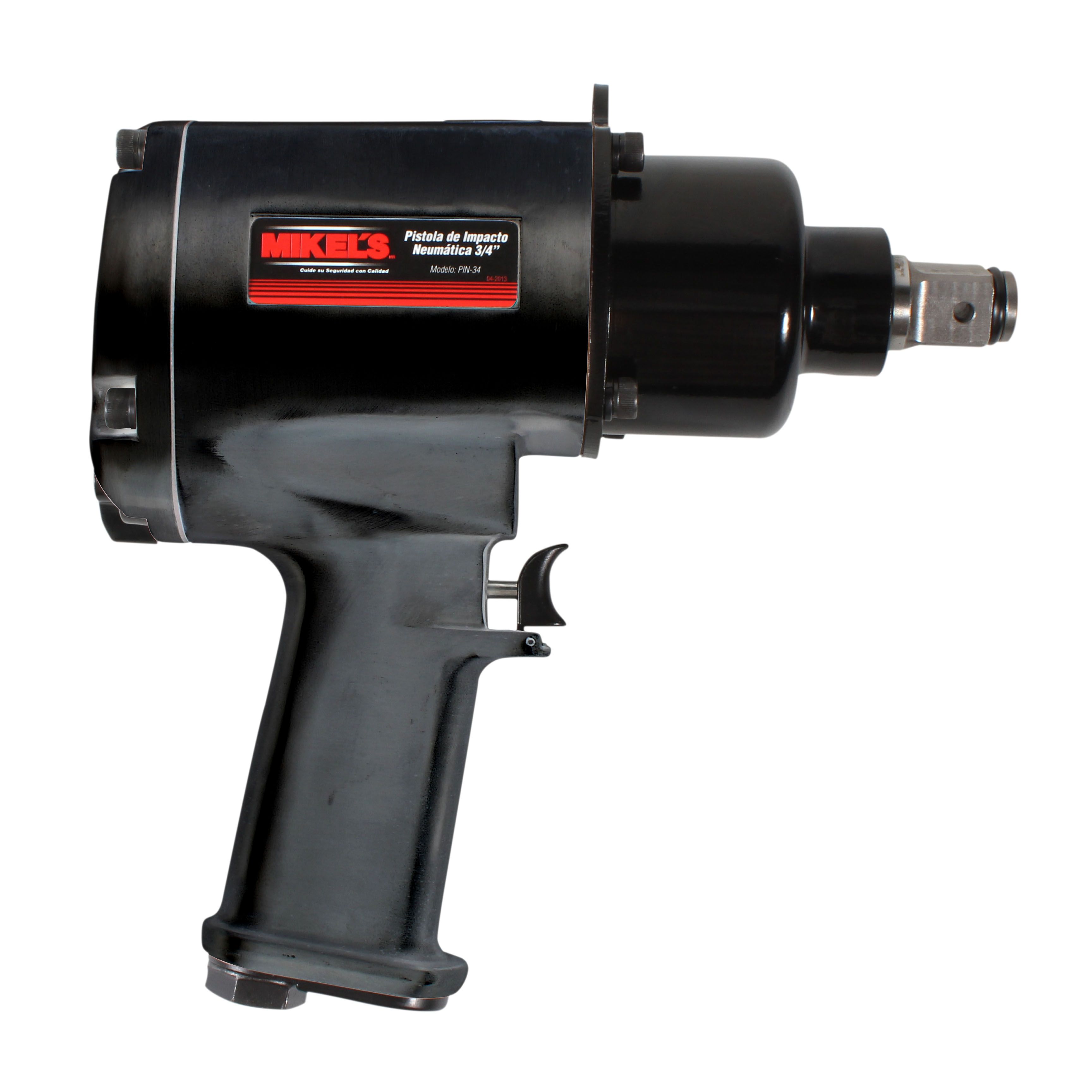 MIKELS PIN-3/4 Pistola de impacto neumática (3/4”, 729 lb/ft)
