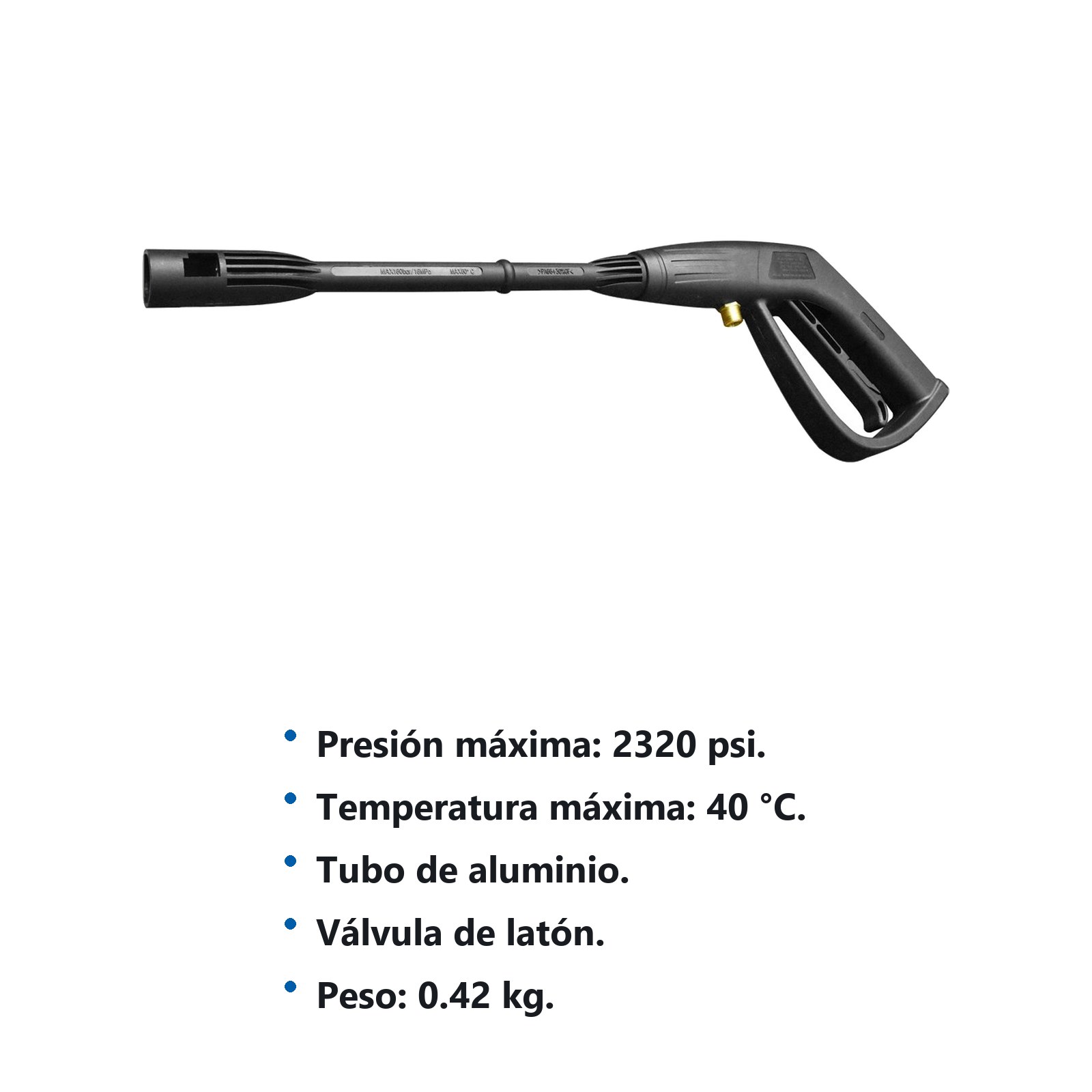Pistola para hidrolavadora eléctrica HL720 Surtek - Imagen 2