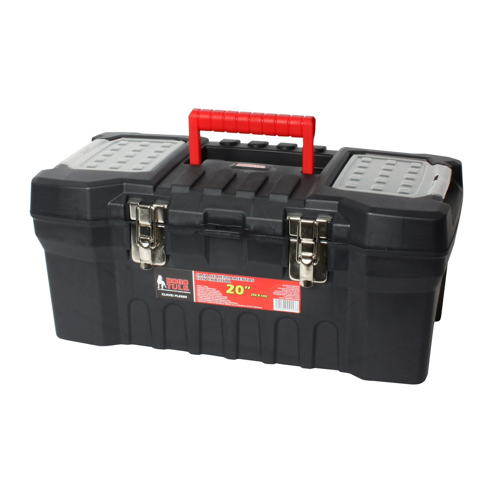 Caja para Herramienta 20" Broche Metálico
