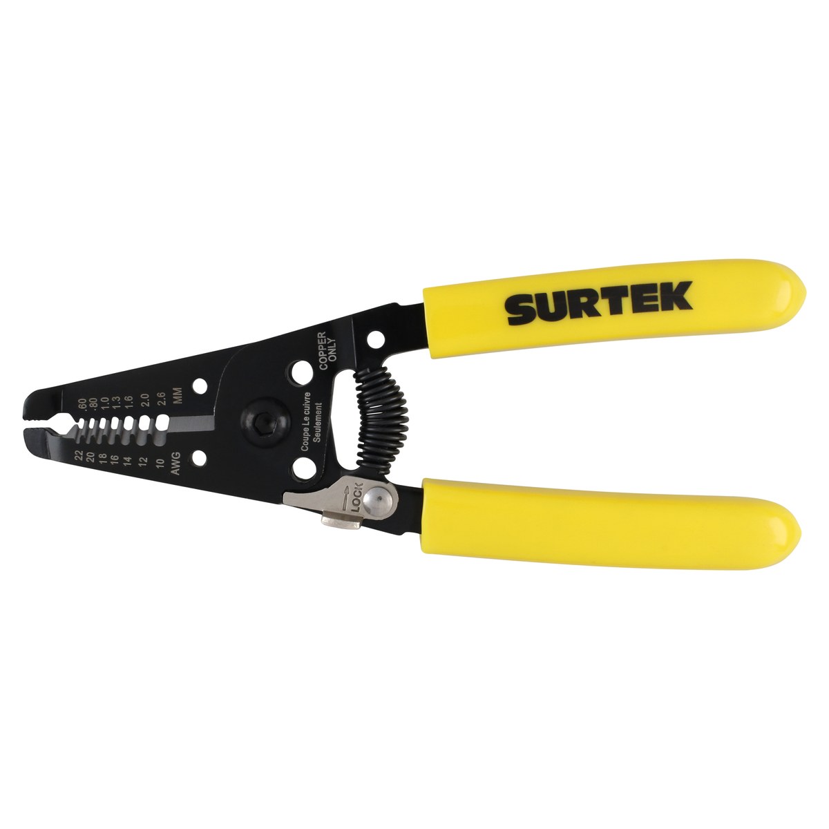 Pinza pelacable 10-26 AWG de  6" Surtek - Imagen 3