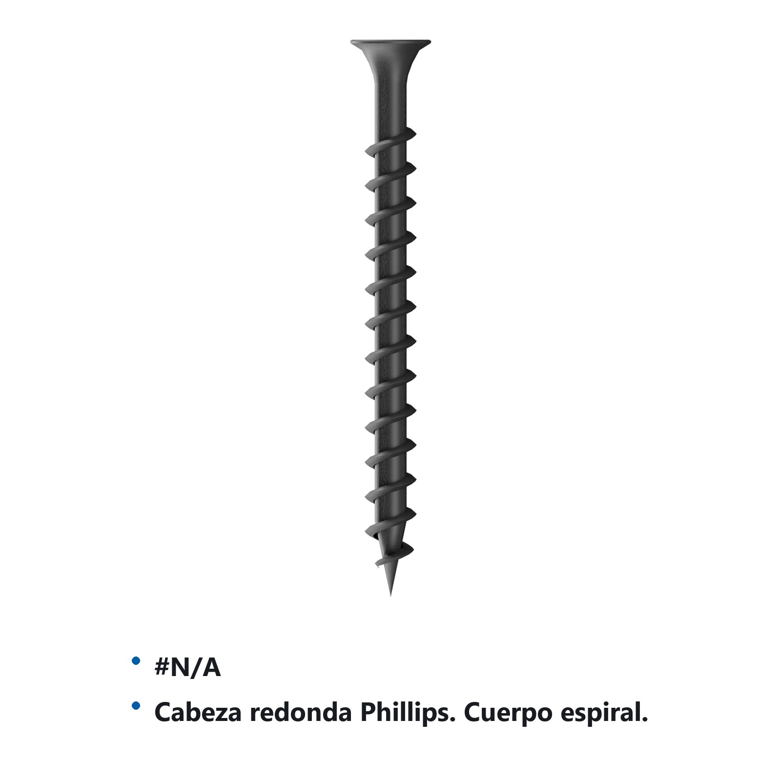 Pija multiusos fosfatizada 1-3/4" x #8, 100 piezas Surtek - Imagen 2
