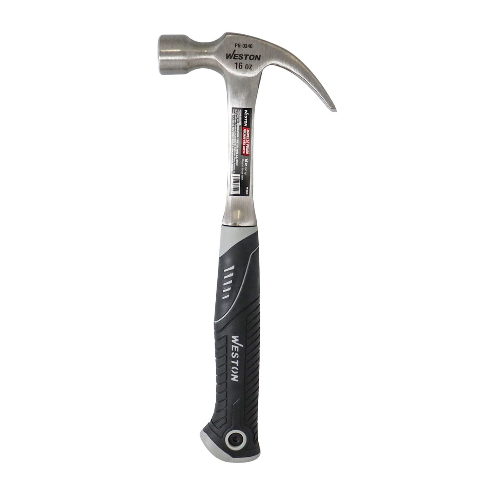 MARTILLO PULIDO FORJADO UÑA CURVA 16 OZ MANGO 13" DE FIBRA DE VIDRIO - Imagen 2