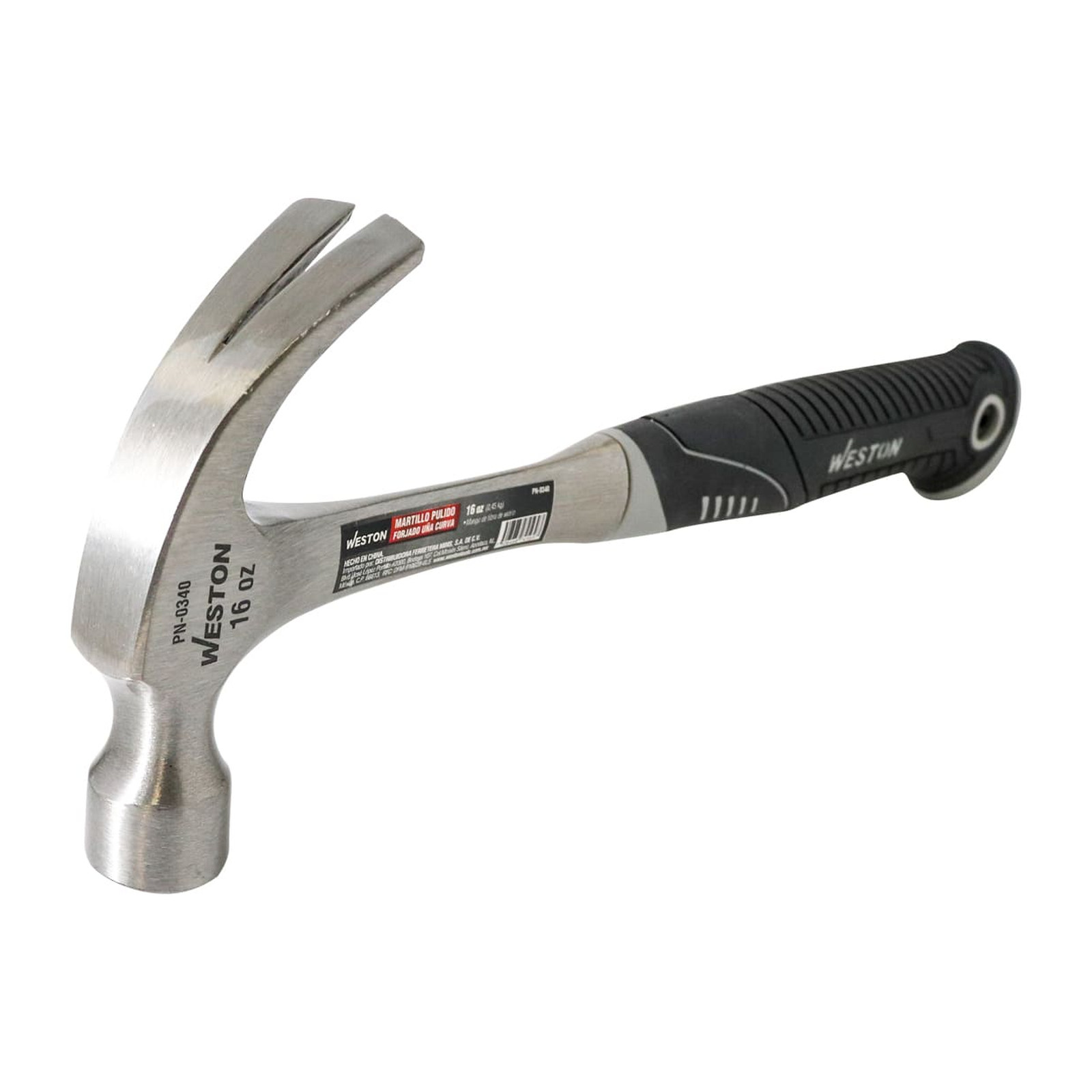 MARTILLO PULIDO FORJADO UÑA CURVA 16 OZ MANGO 13" DE FIBRA DE VIDRIO - Imagen 3