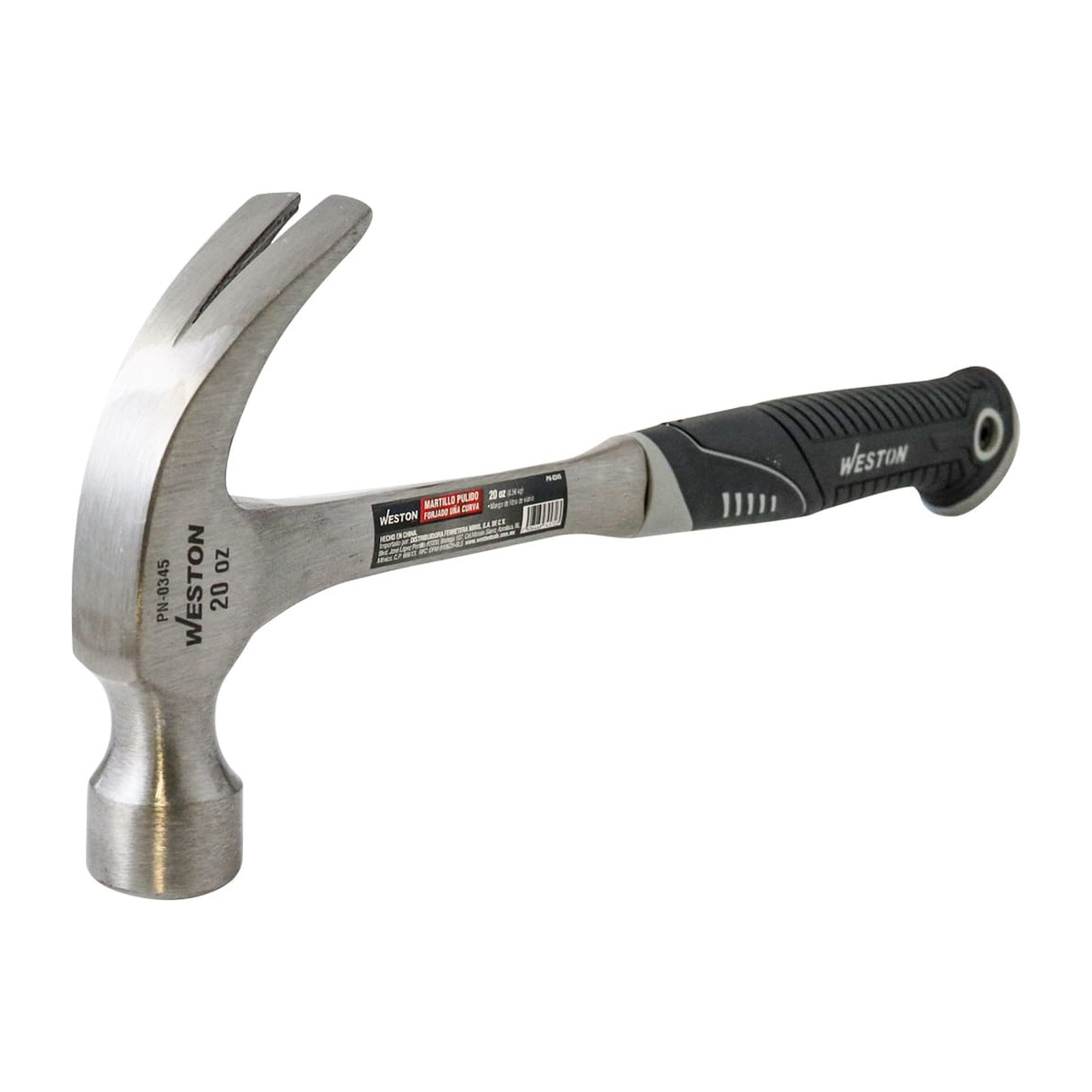 MARTILLO PULIDO FORJADO UÑA CURVA 20 OZ MANGO 13" DE FIBRA DE VIDRIO - Imagen 3