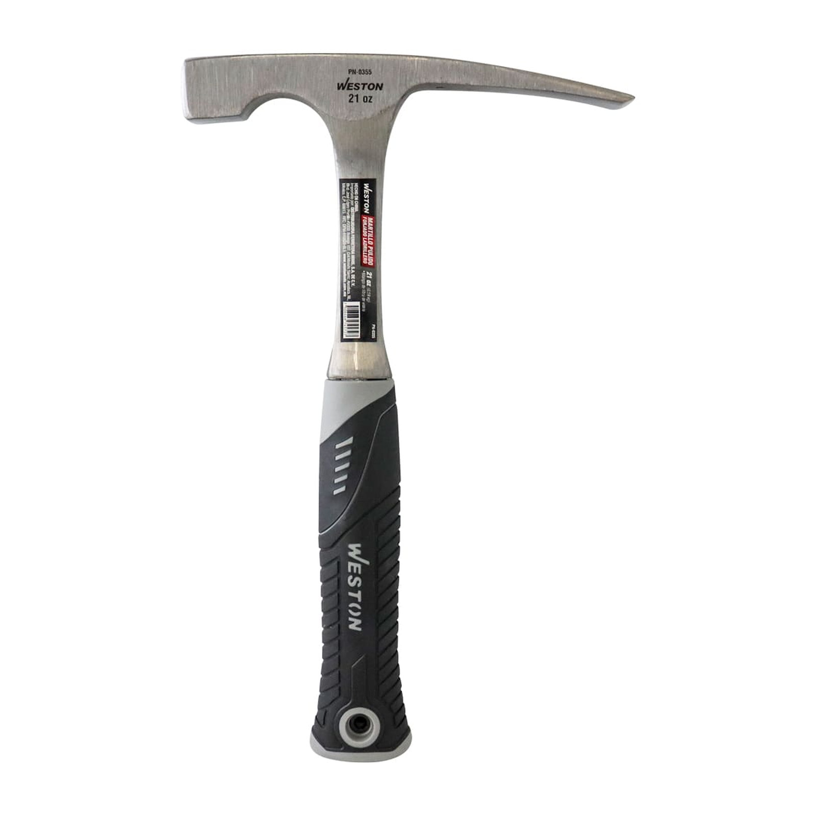 MARTILLO PULIDO FORJADO LADRILLERO 21 OZ MANGO 13" DE FIBRA DE VIDRIO - Imagen 2