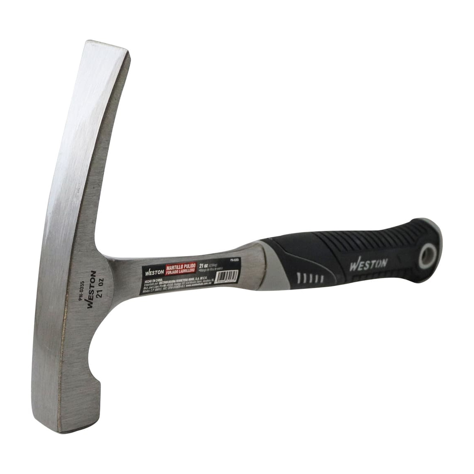 MARTILLO PULIDO FORJADO LADRILLERO 21 OZ MANGO 13" DE FIBRA DE VIDRIO - Imagen 3