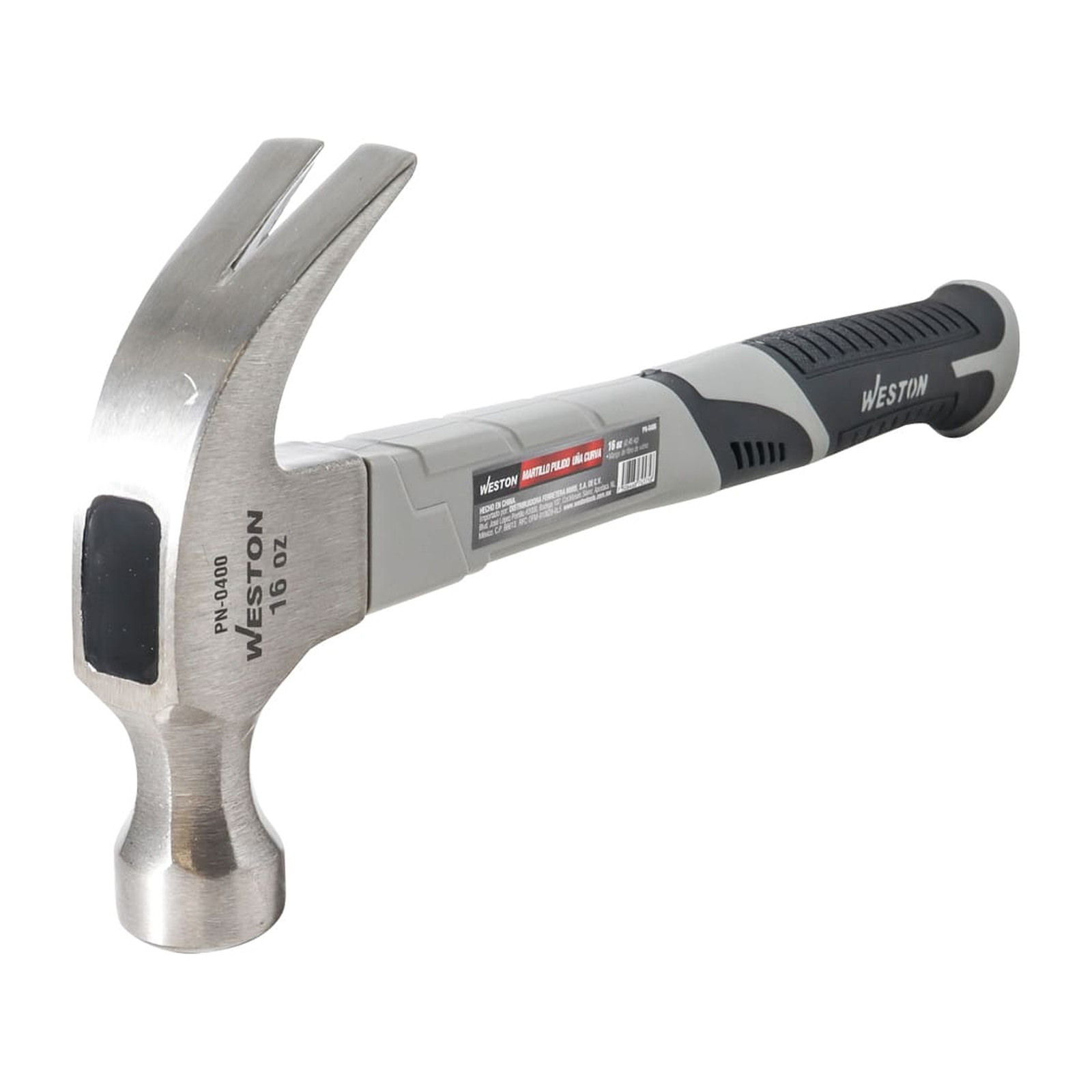 MARTILLO PULIDO UÑA CURVA 16 OZ MANGO 13" DE FIBRA DE VIDRIO - Imagen 3