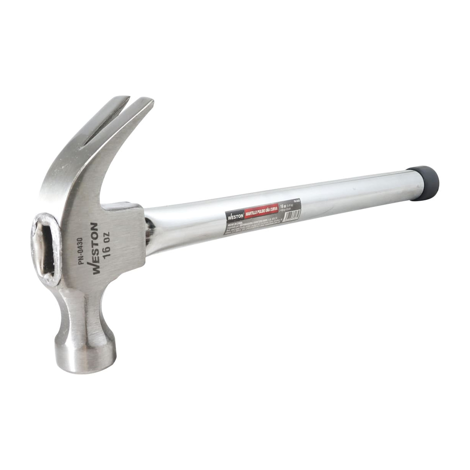 MARTILLO PULIDO UÑA CURVA 16 OZ MANGO 13" TUBULAR - Imagen 3
