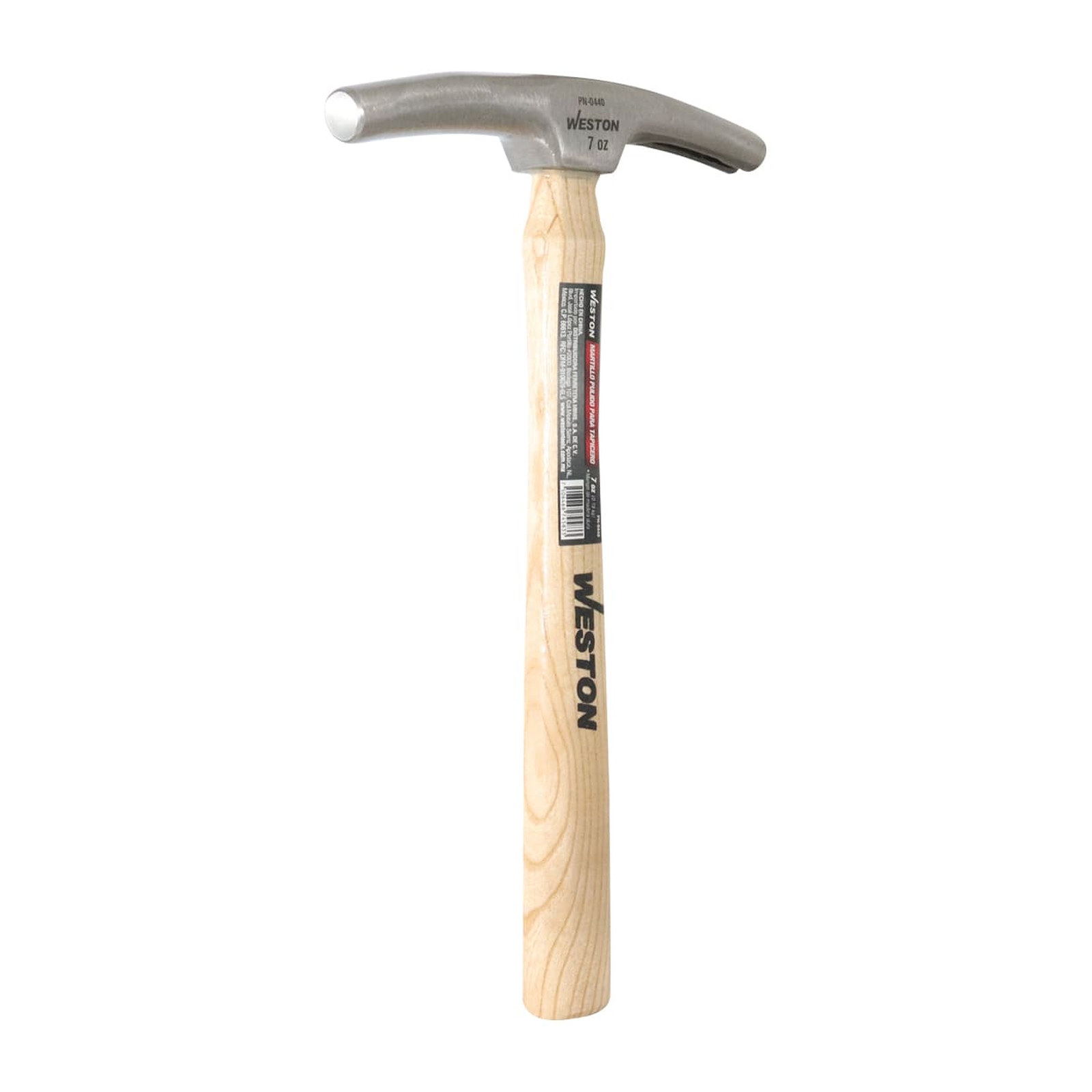 Martillo Pulido para Tapicero 7 oz Mango de Madera Dura 10" Weston