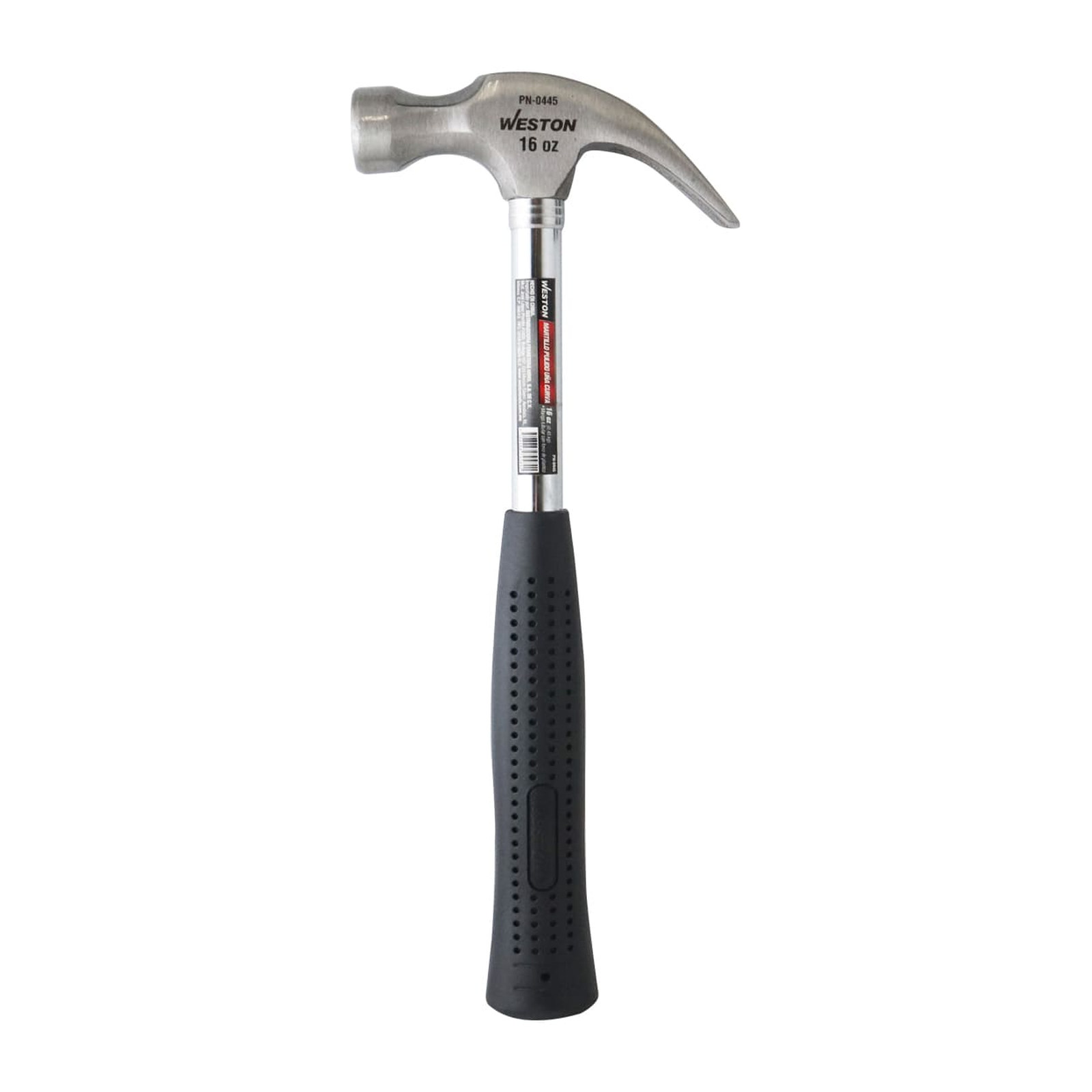 MARTILLO PULIDO UÑA CURVA 16 OZ MANGO 13" TUBULAR CON FORRO PVC - Imagen 2