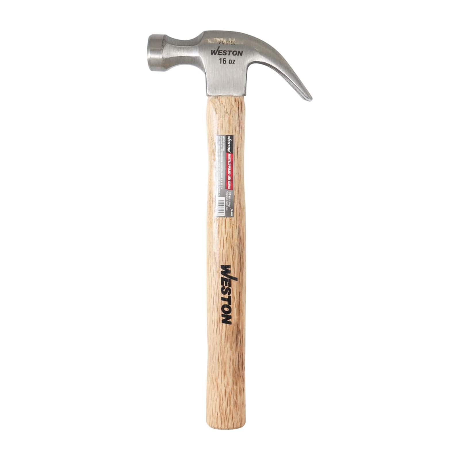 MARTILLO PULIDO UÑA CURVA 16 OZ MANGO 13" DE MADERA DURA - Imagen 2