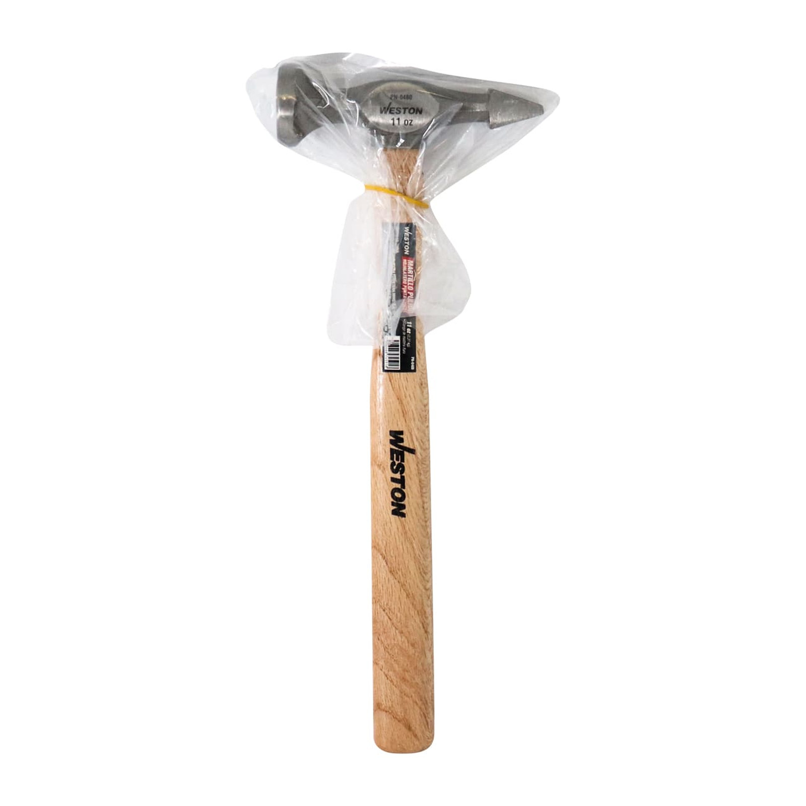 MARTILLO PULIDO HOJALATERO PUNTA CINCEL MANGO 13" DE MADERA DURA 11 OZ - Imagen 4