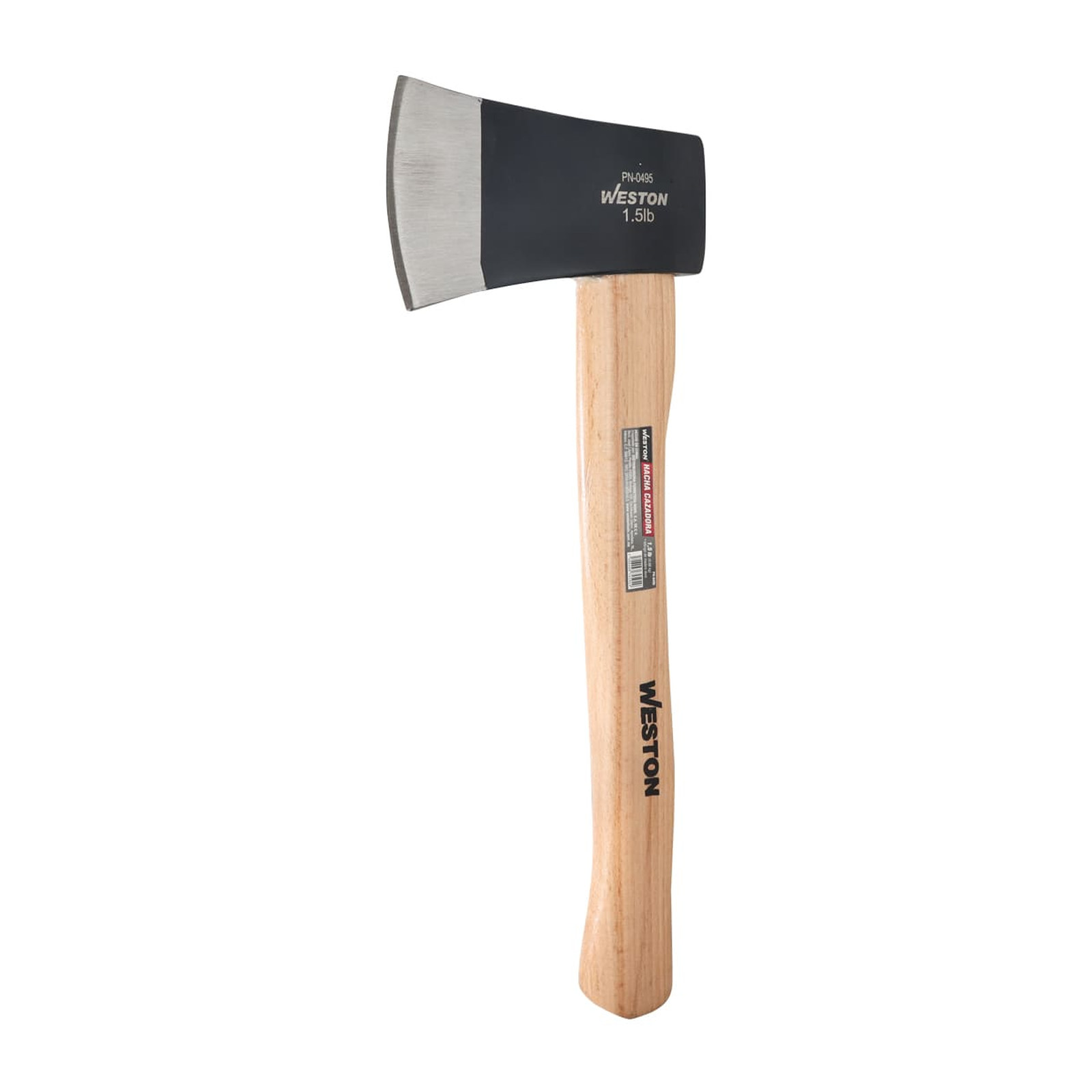 Hacha Cazadora Weston 1.5 lb con Mango de Madera Dura 14"