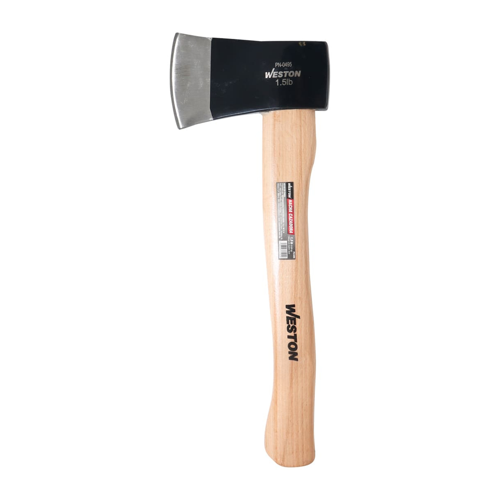 HACHA CAZADORA 1.5 LB MANGO 14" DE MADERA DURA - Imagen 2