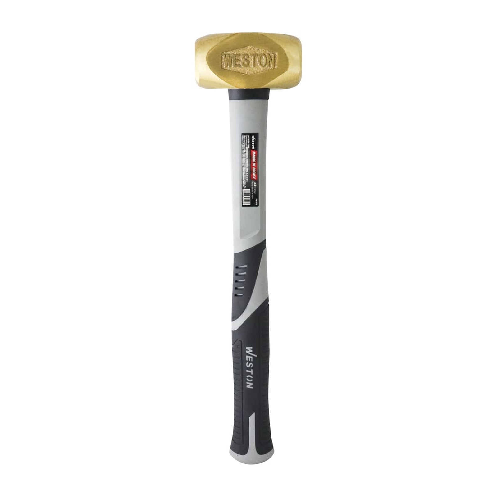 MARRO SEMIPULIDO DE BRONCE 3 LB MANGO 15" DE FIBRA DE VIDRIO - Imagen 2