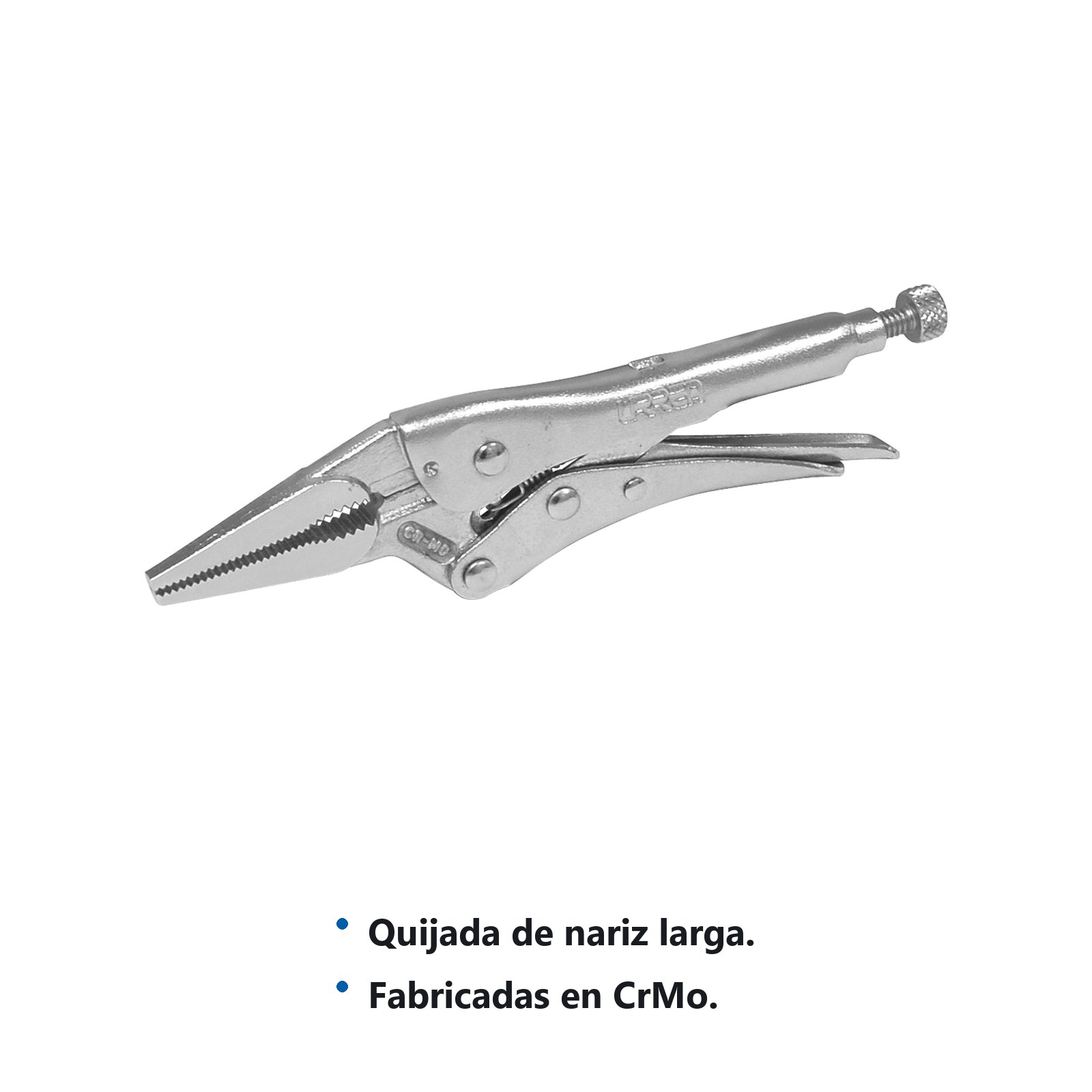 Pinza de presión de 4" nariz larga Urrea - Imagen 2