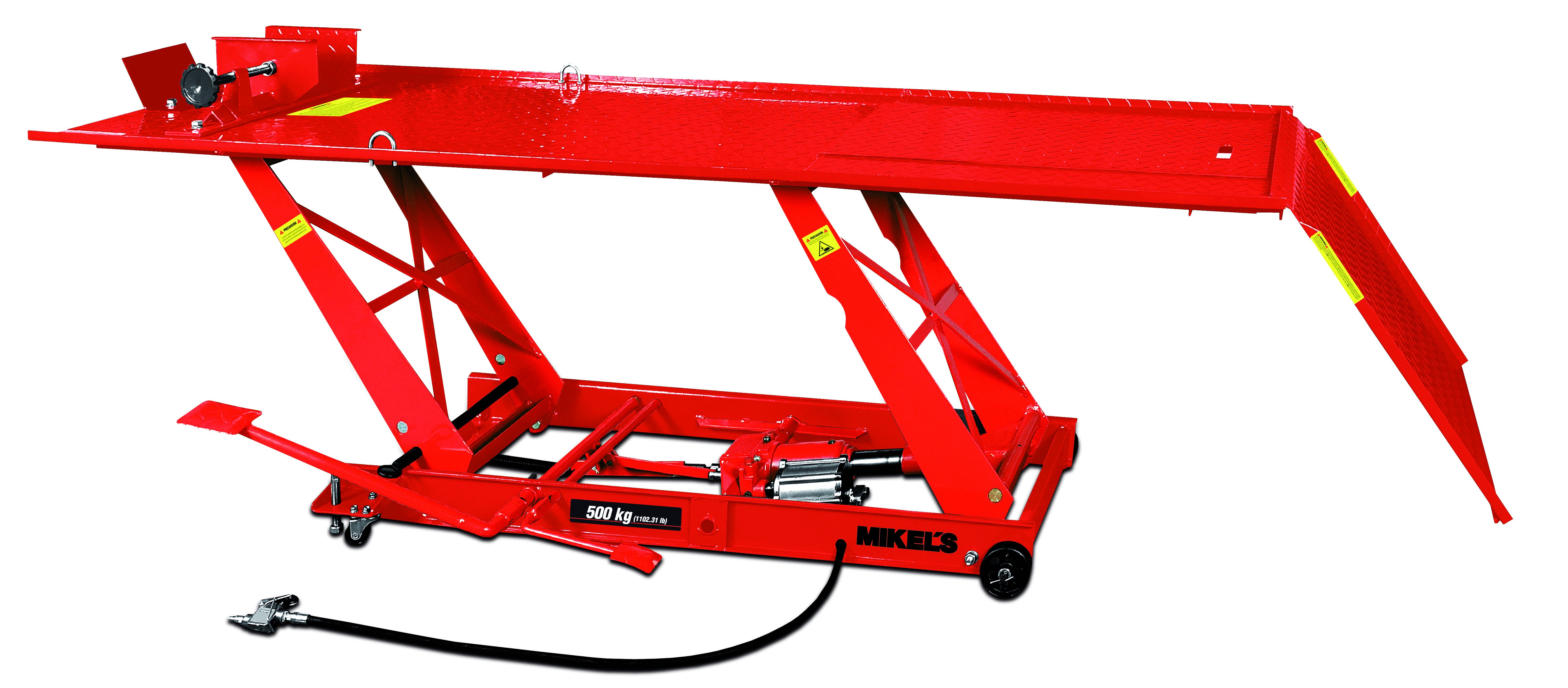 MIKELS PNM-500 Plataforma neumática para motocicleta (500 kgs)