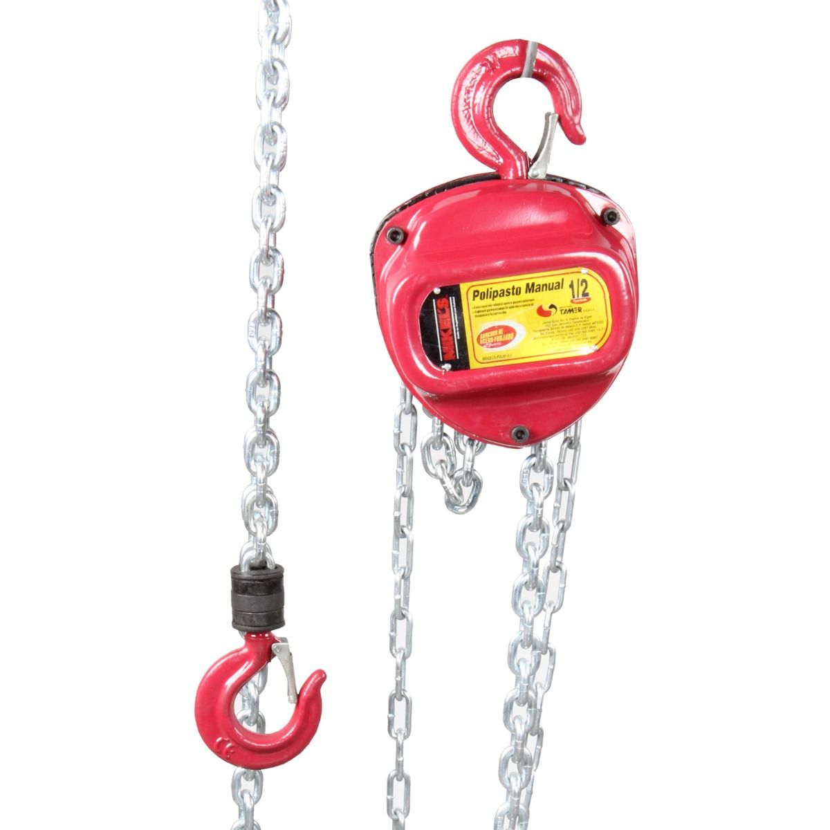 MIKELS POLM-05 Polipasto manual (500 kgs, cadena 3 mts) - Imagen 2