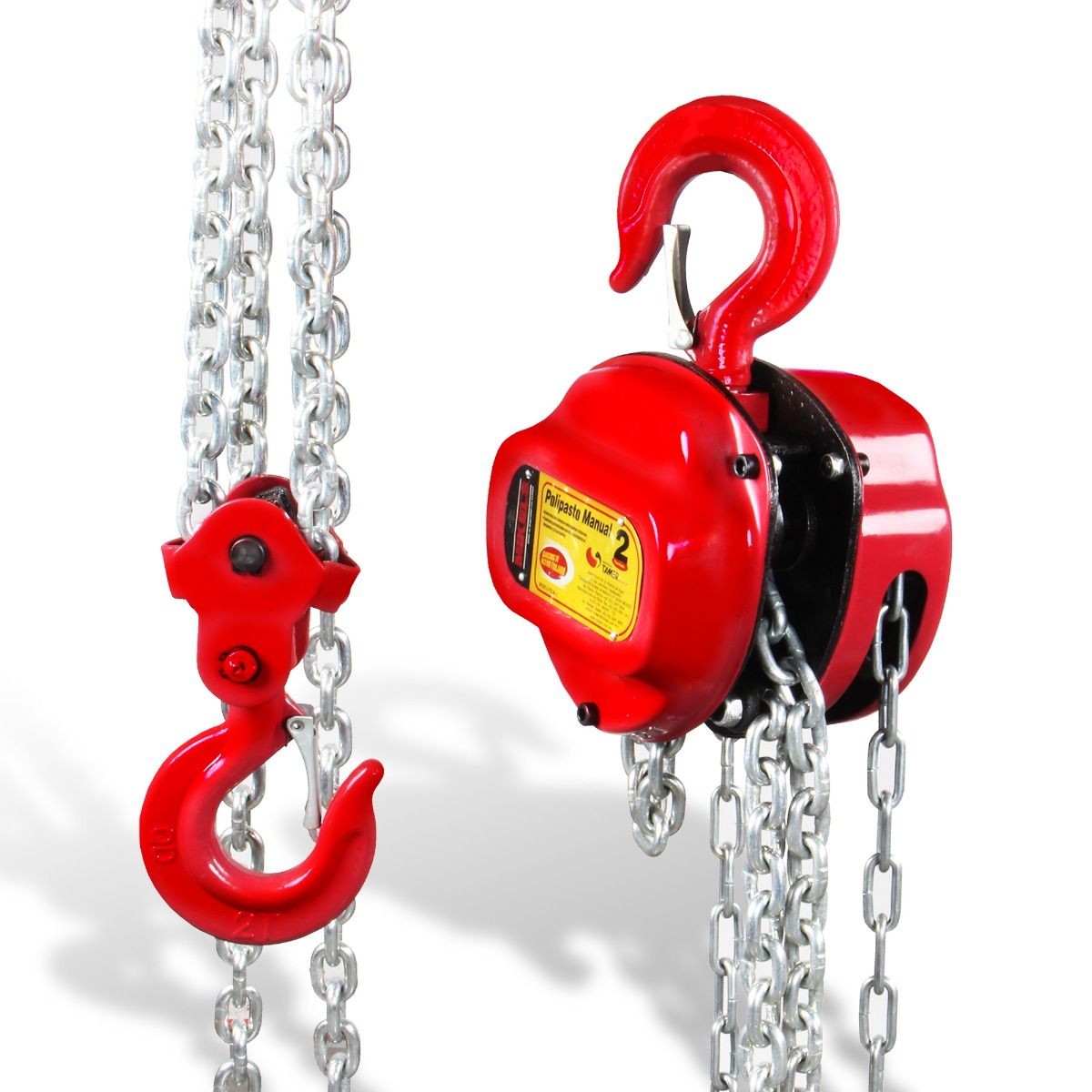 MIKELS POLM-2 Polipasto manual (2 ton, cadena 3 mts) - Imagen 3
