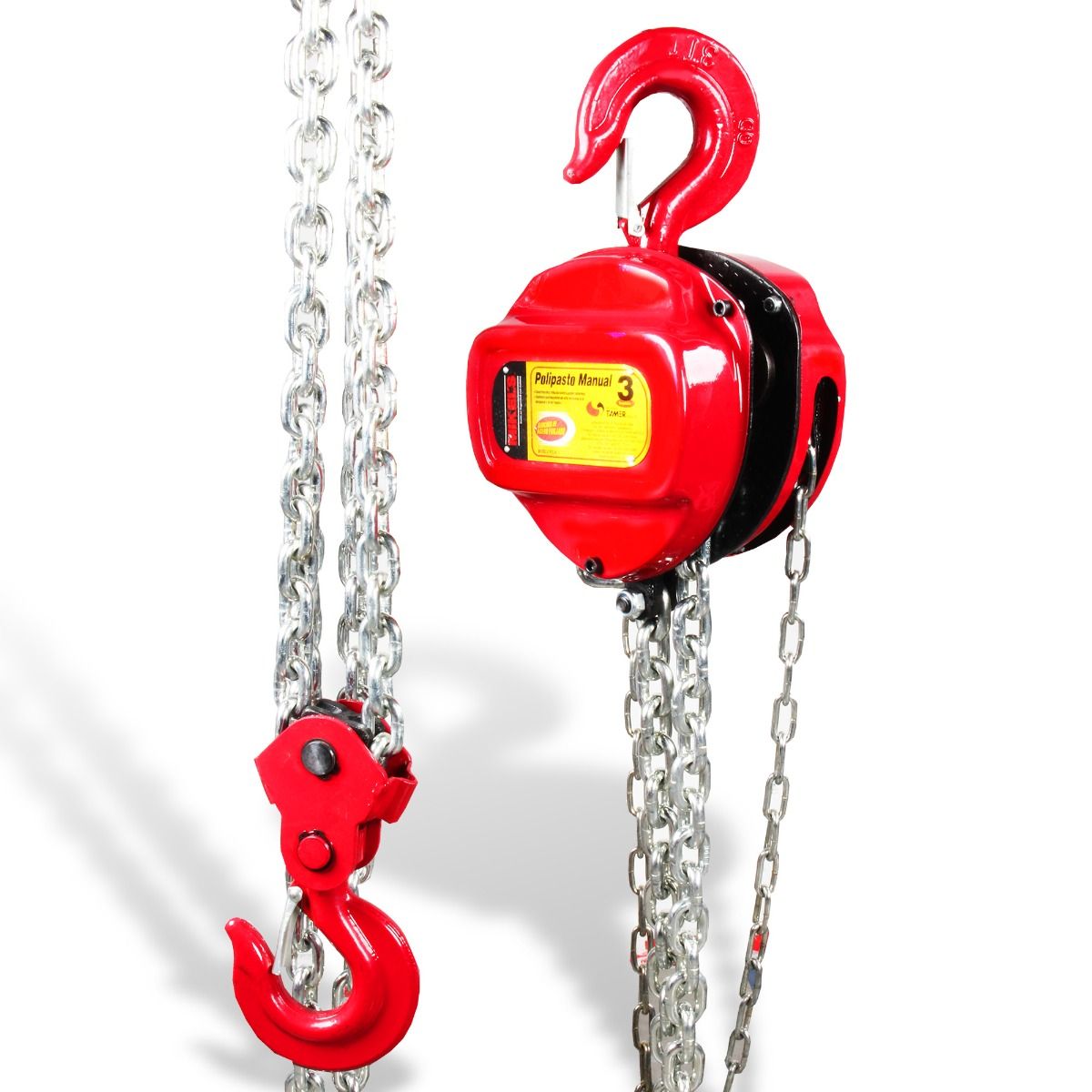 MIKELS POLM-3 Polipasto manual (3 ton, cadena 3 mts)
