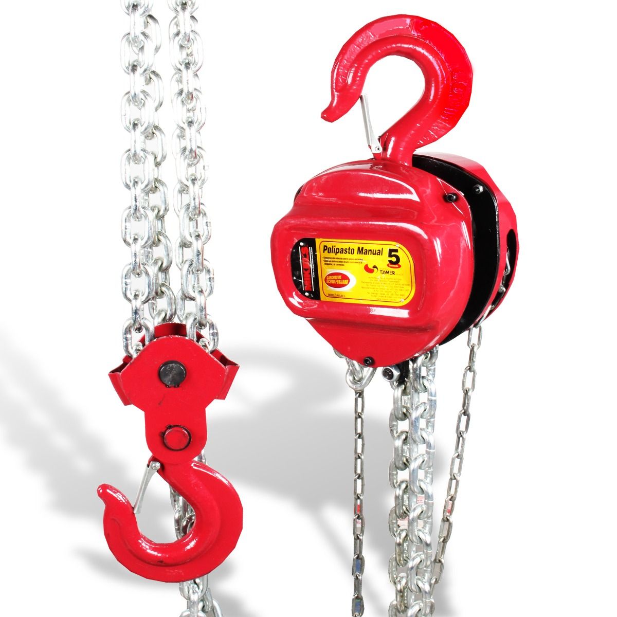 MIKELS POLM-5 Polipasto manual (5 ton, cadena 3 mts)
