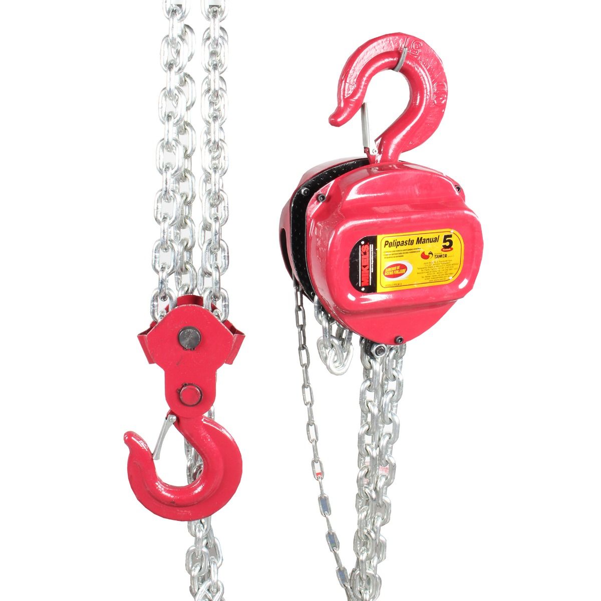 MIKELS POLM-5 Polipasto manual (5 ton, cadena 3 mts) - Imagen 2