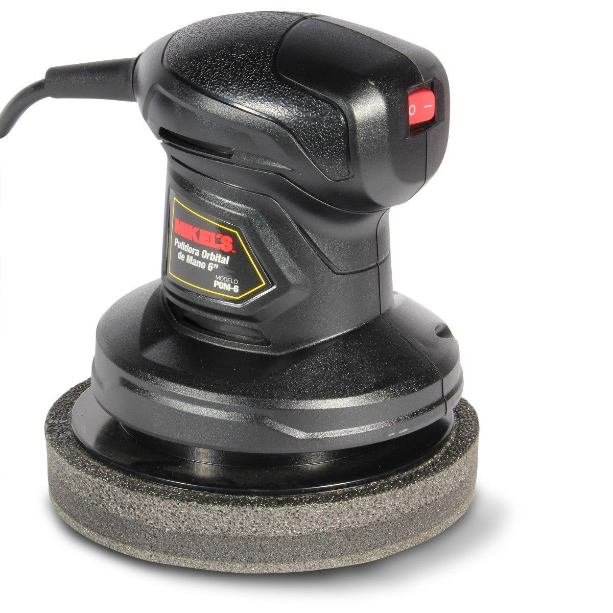 MIKELS POM-6 Pulidora orbital a una mano (6”, 3800 RPM)