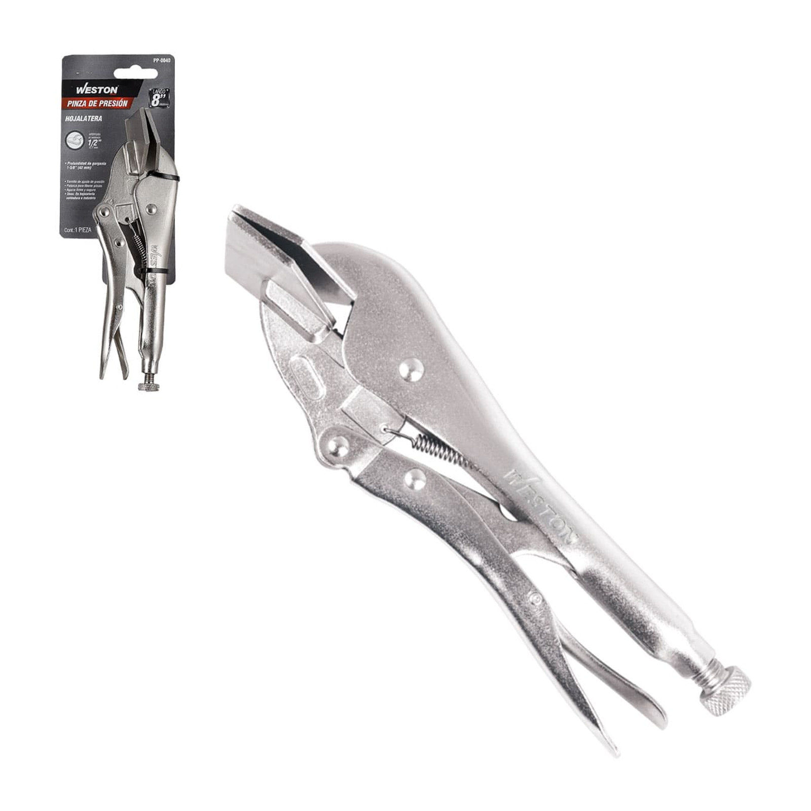 Pinza de Presión Hojalatera 8" (8R) WESTON