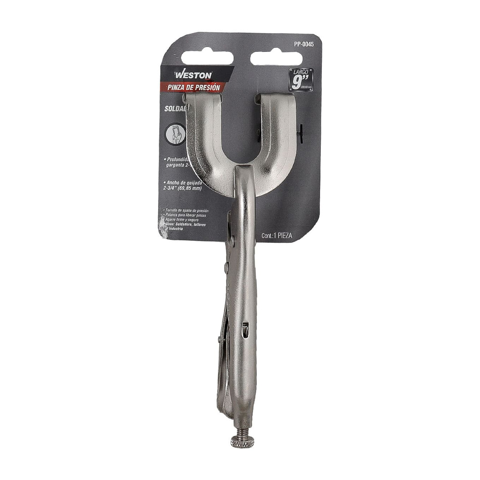 PINZA DE PRESION SOLDADORA 9'' (9R) (CAJA C/3 PZAS - PRECIO X PIEZA) - Imagen 4