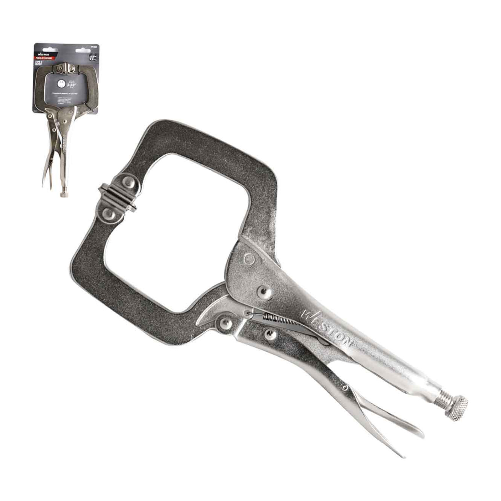 Pinza de Presión Tipo C con Mordaza Ajustable 11" WESTON