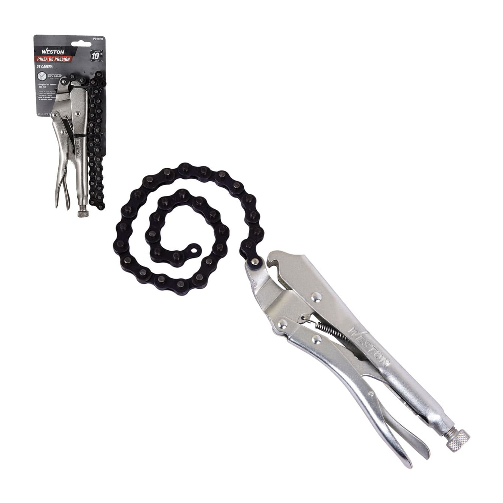 Pinza de Presión de Cadena 10" WESTON