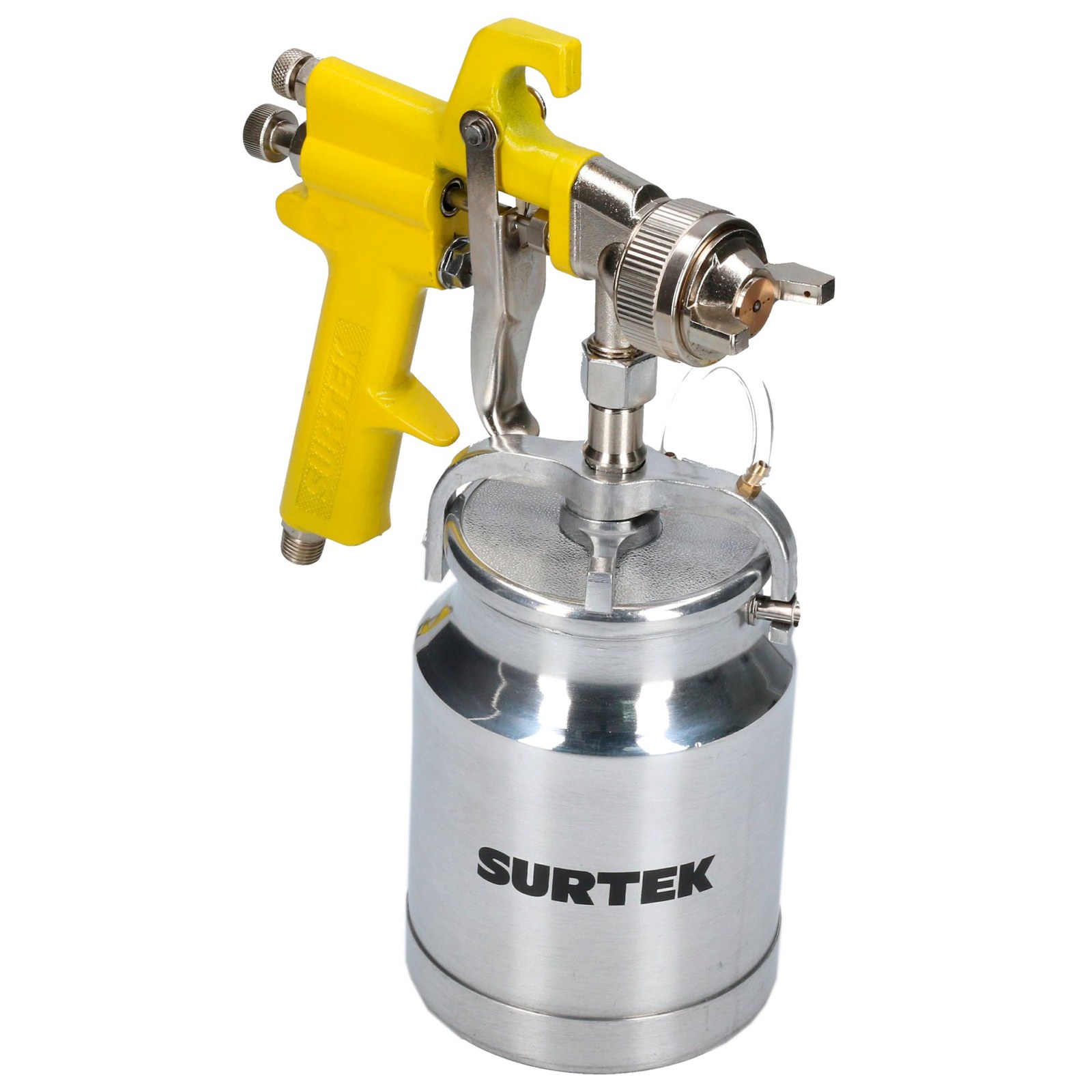 Pistola para pintar con vaso reforzado de alta presión, capacidad 1000 ml, 72 PSI Surtek - Imagen 2