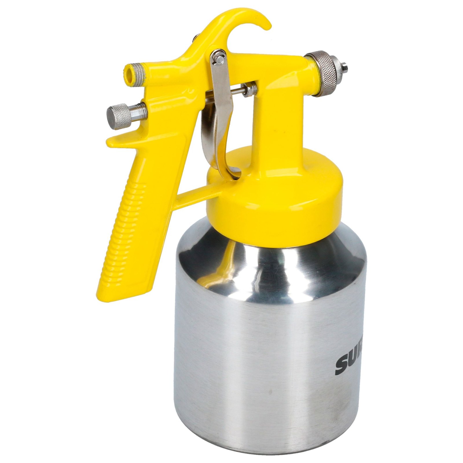 Pistola para pintar con vaso reforzado de baja presión, capacidad 1000 ml, 45 PSI Surtek - Imagen 2