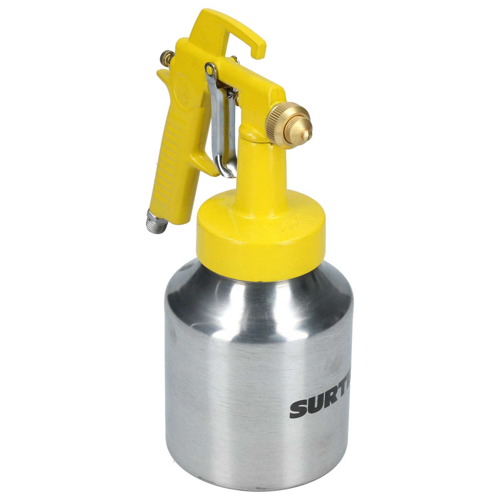 Pistola para pintar con vaso reforzado de baja presión, capacidad 1000 ml, 50 PSI Surtek - Imagen 2