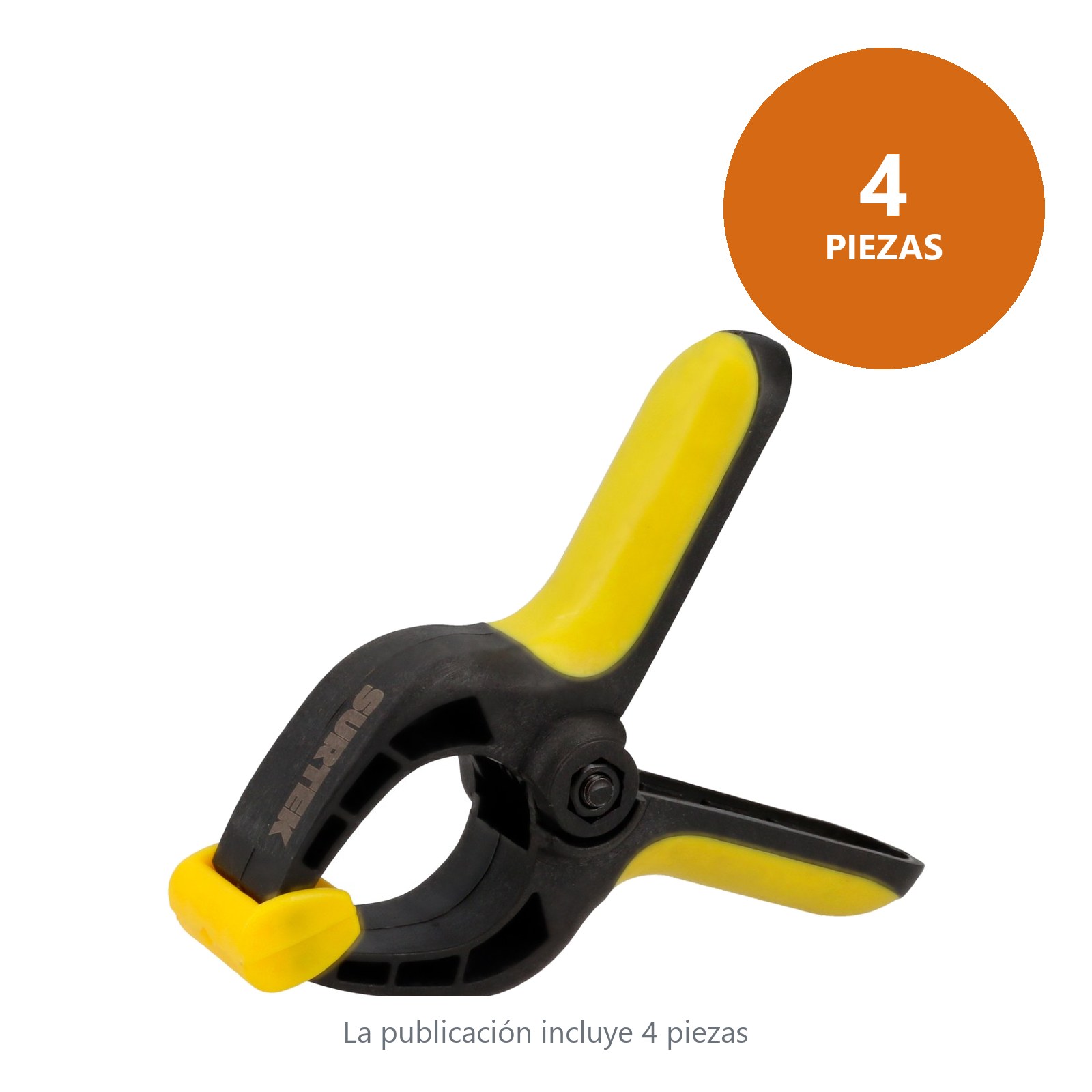 Prensa plástica con resorte de  4" Surtek - Imagen 3