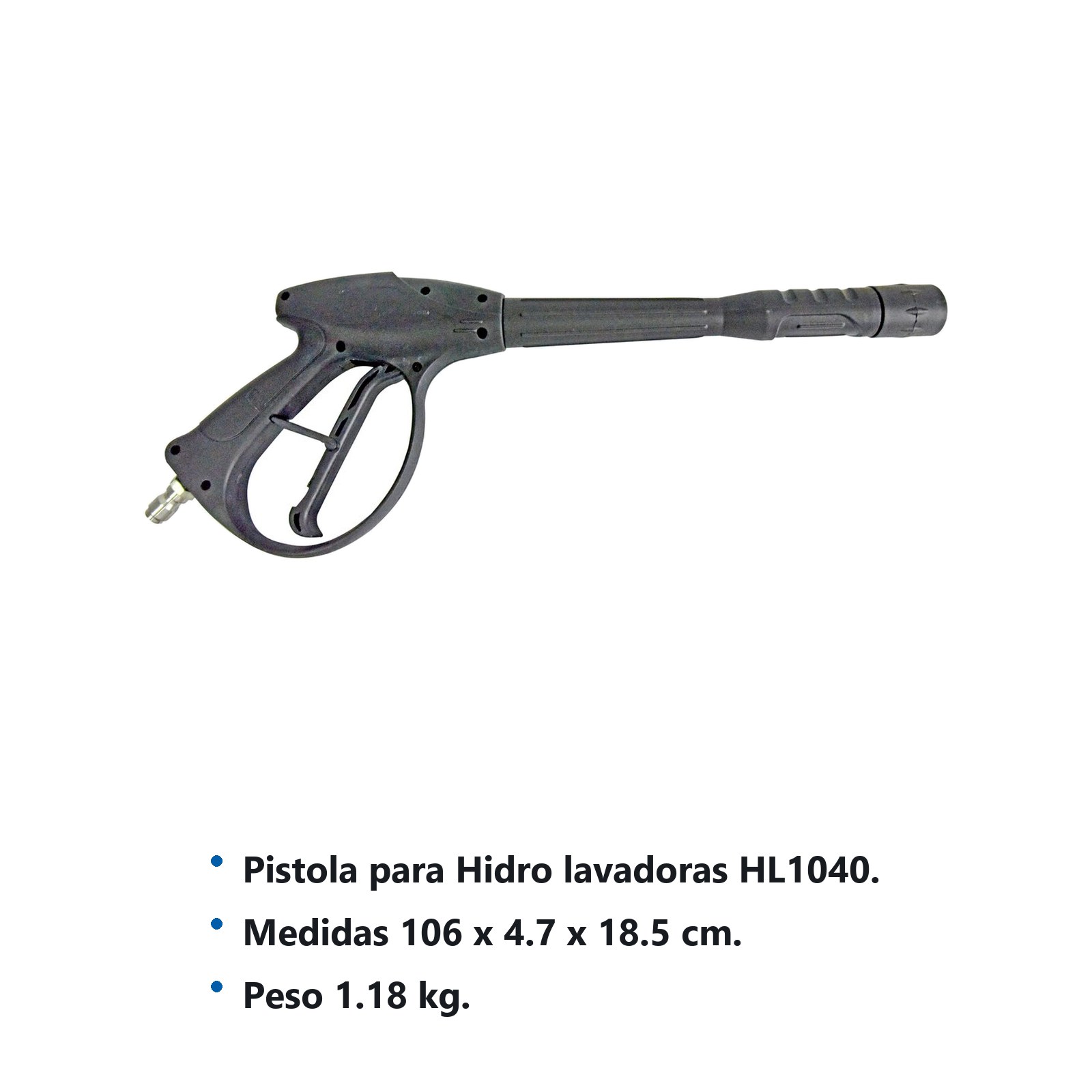 Pistola para hidro lavadora eléctrica HL1040 Urrea - Imagen 2