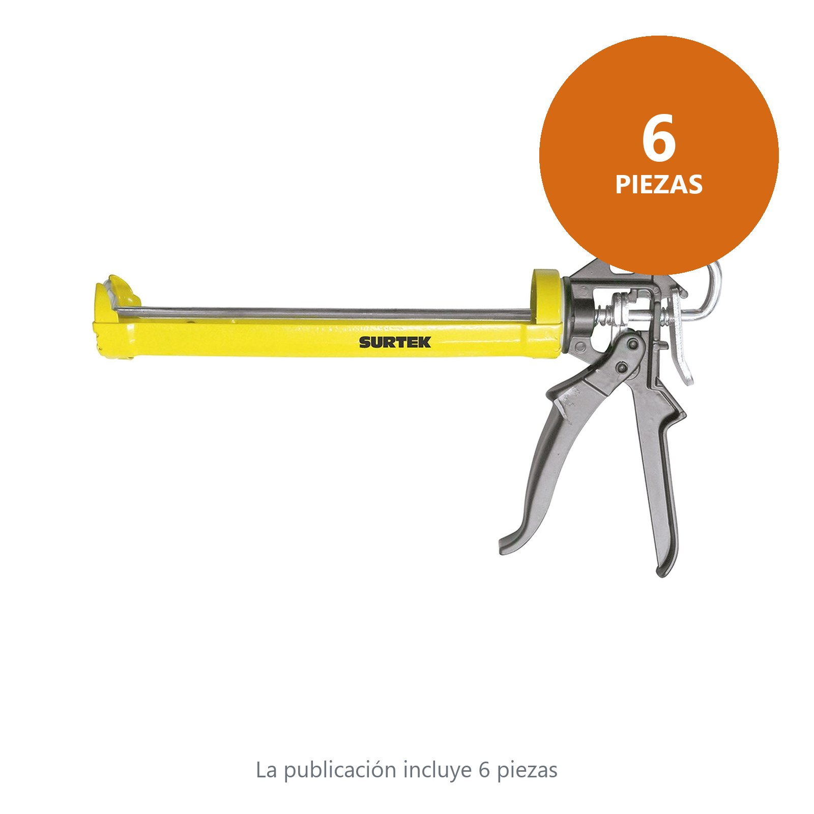Pistola calafateadora lisa reforzada Surtek - Imagen 2