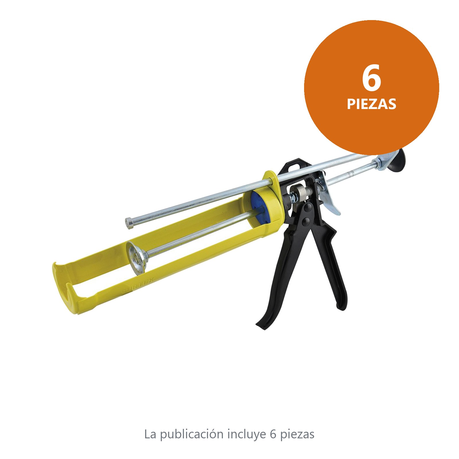 Pistola calafateadora lisa doble reforzada Surtek - Imagen 2