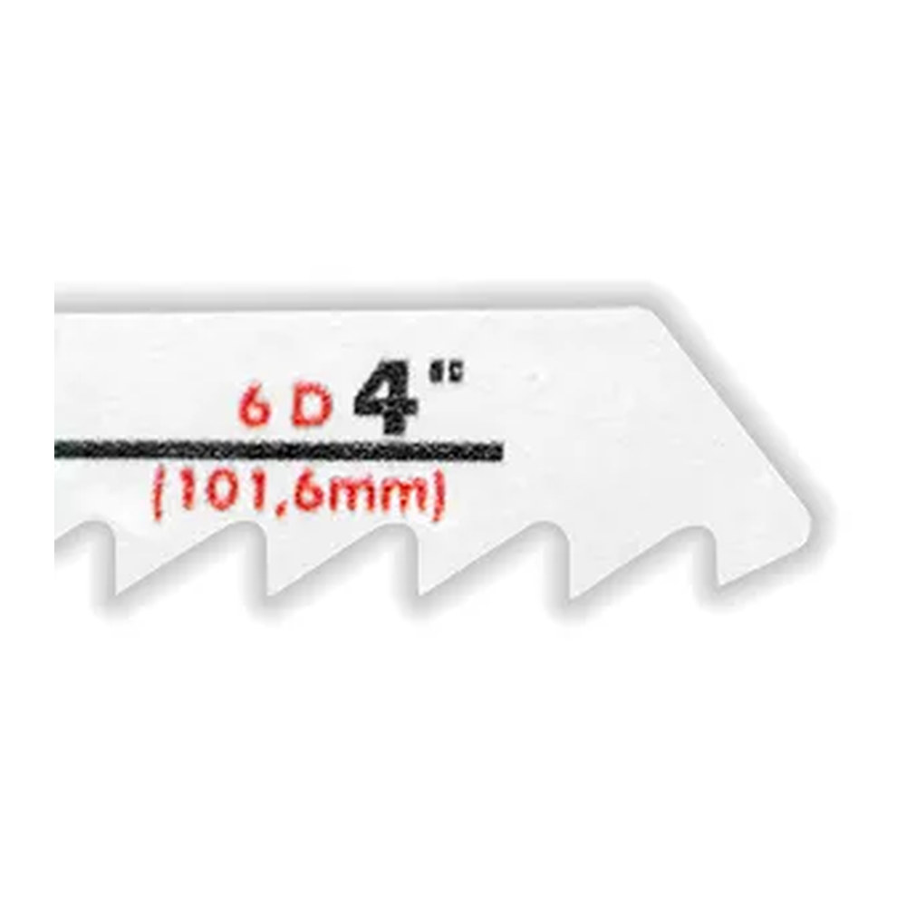 Segueta Caladora 4" x 6 Dientes Zanco Universal - Imagen 2