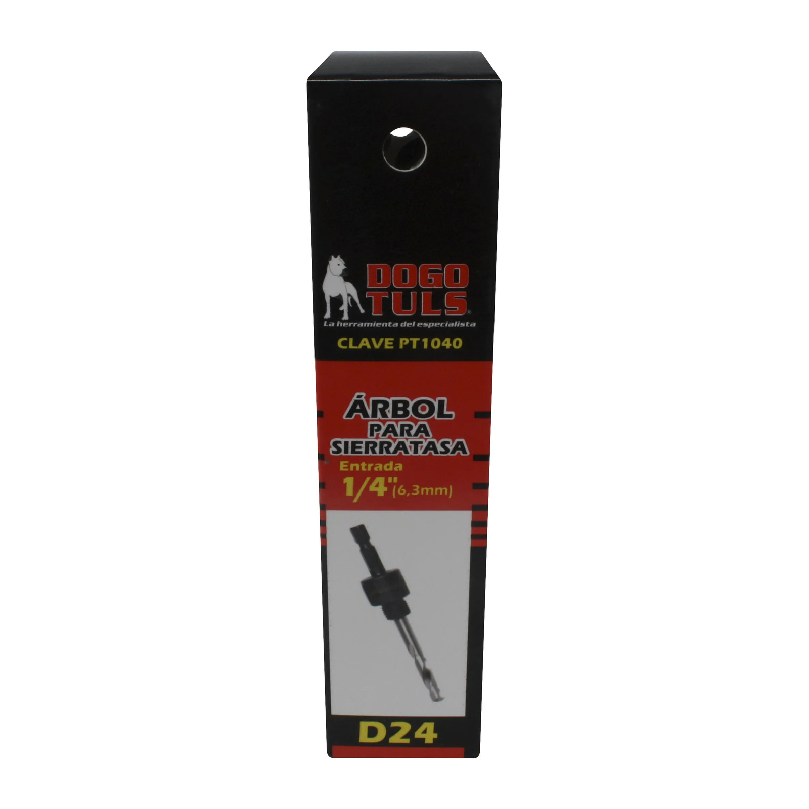 Árbol 1/4" x 1/2" 20 D24 para Sierra Taza - Imagen 4