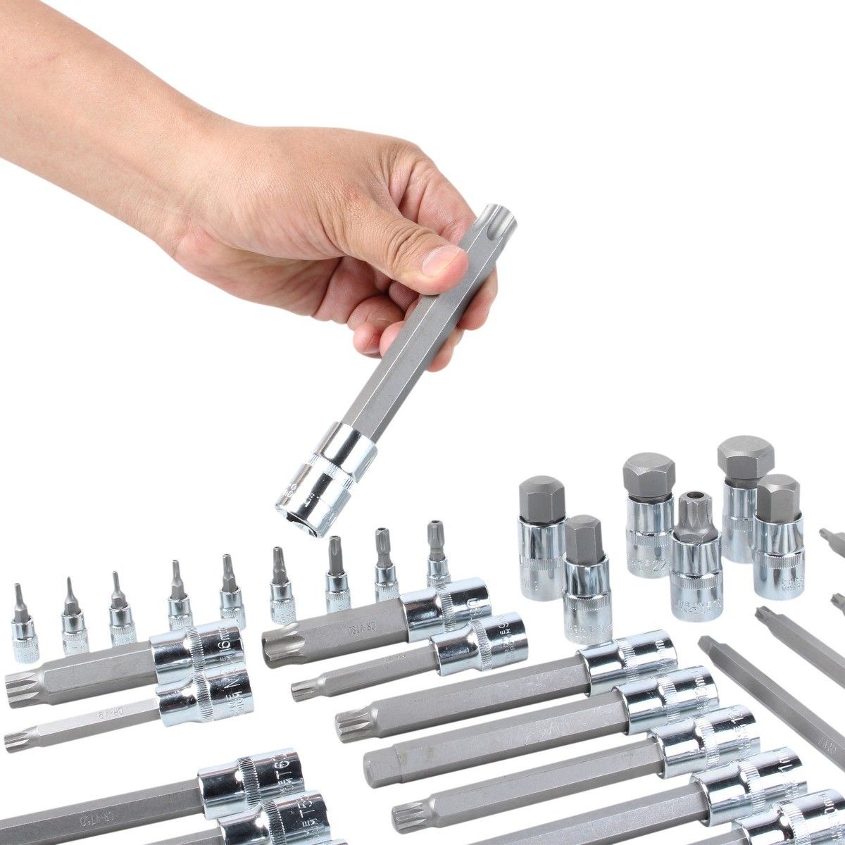 MIKELS PTAM-38 Kit juego de puntas Torx® para ajuste de motor