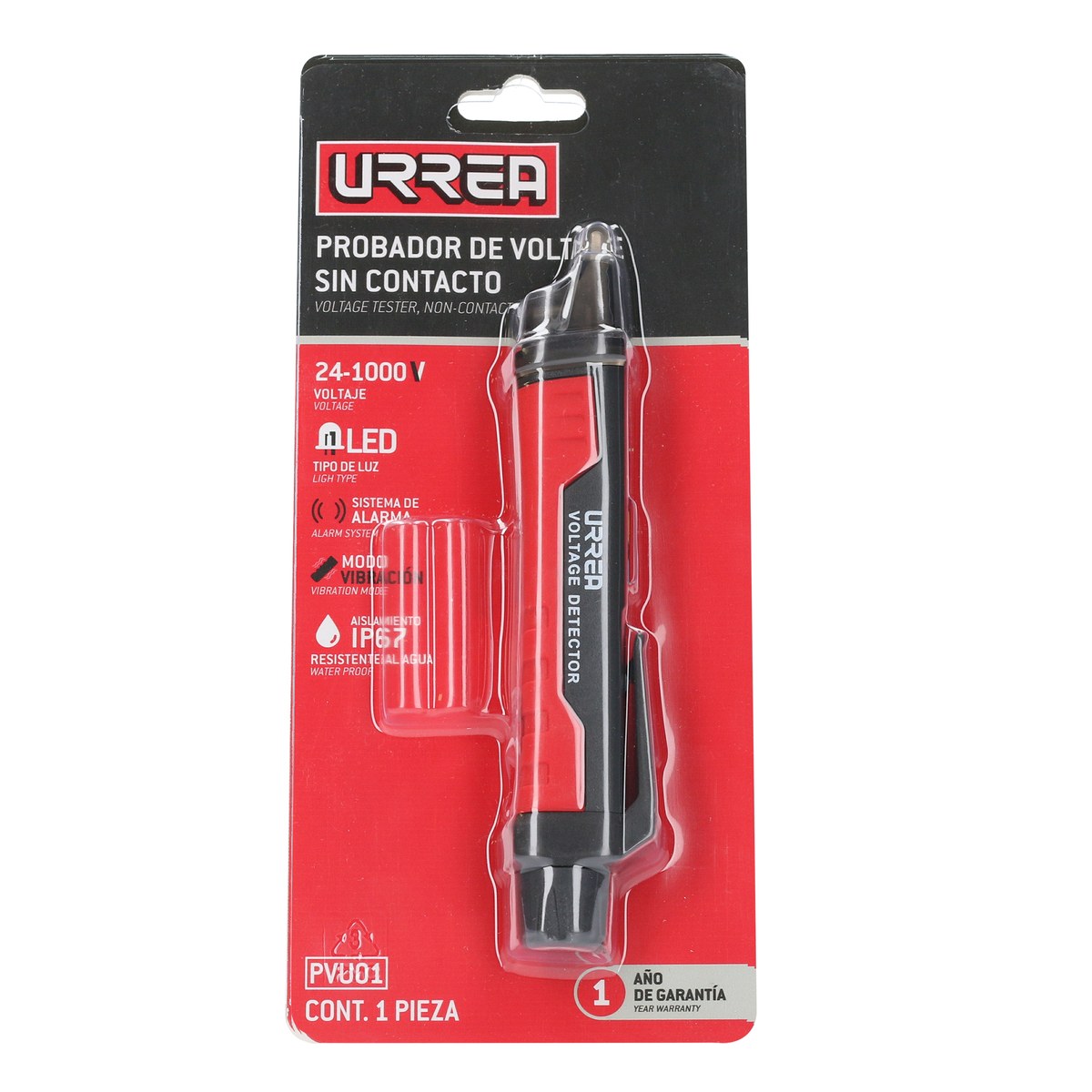Probador de voltaje sin contacto 24 V a 1000 V Urrea - Imagen 2