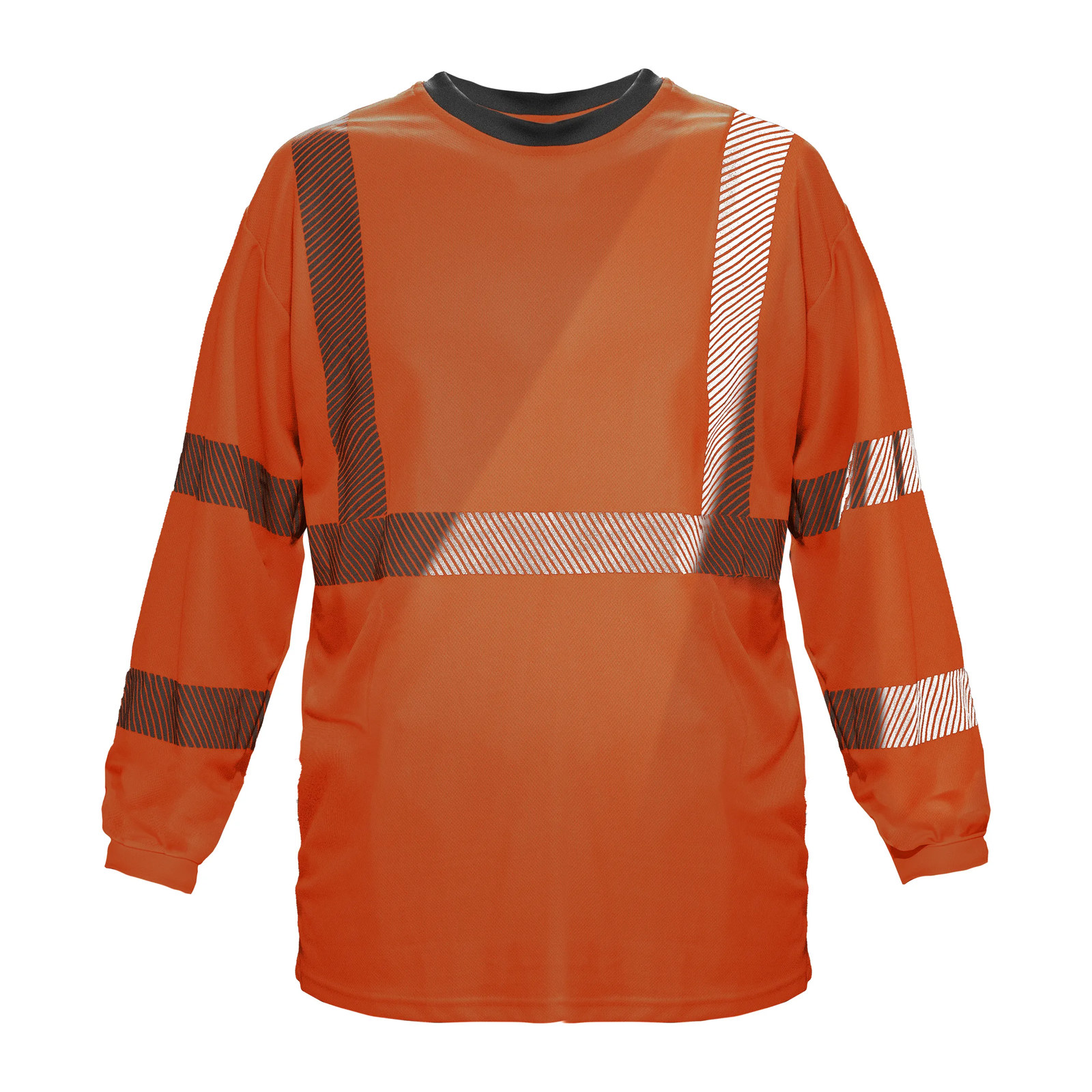 Playera Naranja Reflejante Manga Larga G - Imagen 2