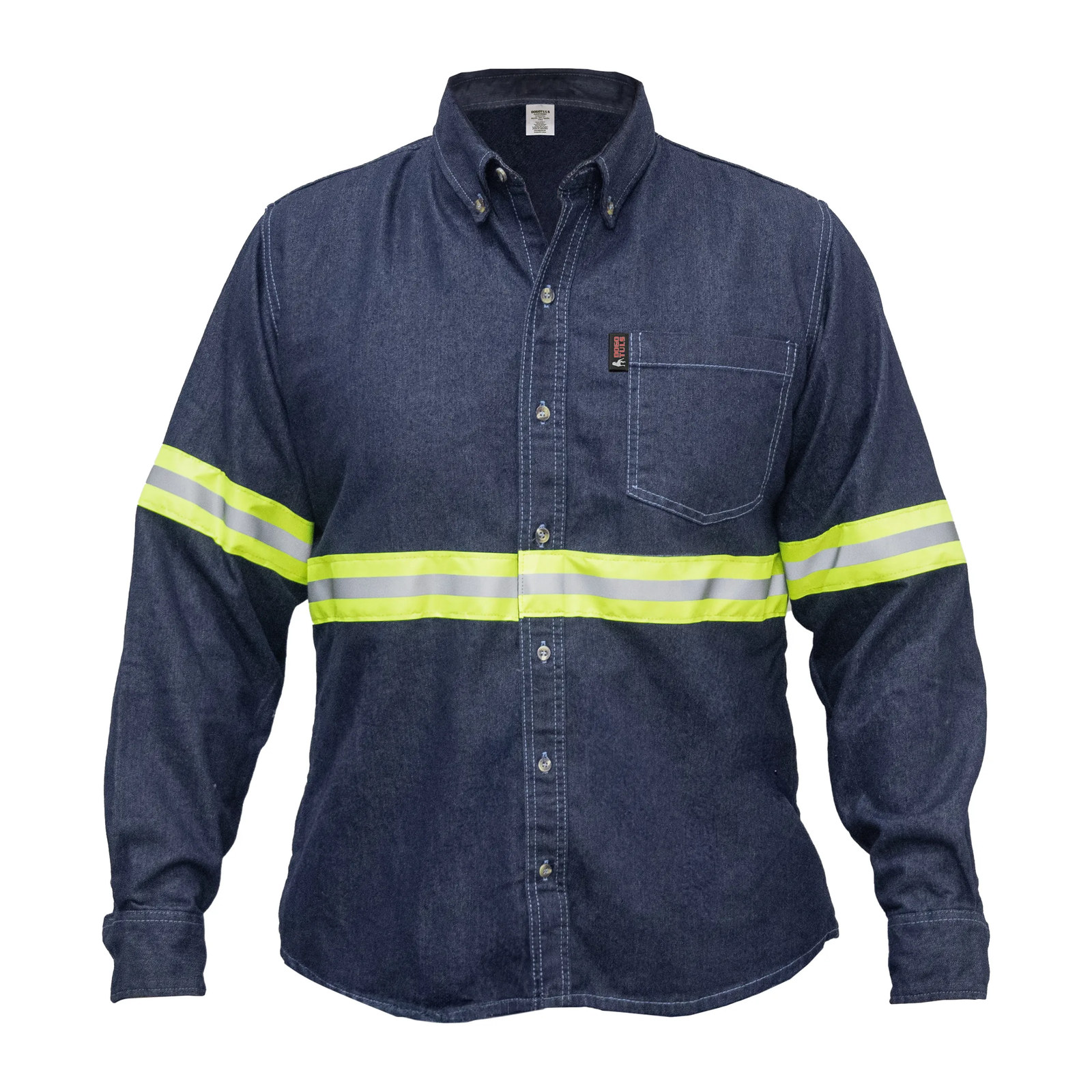 Camisa de Mezclilla con Reflejante CH