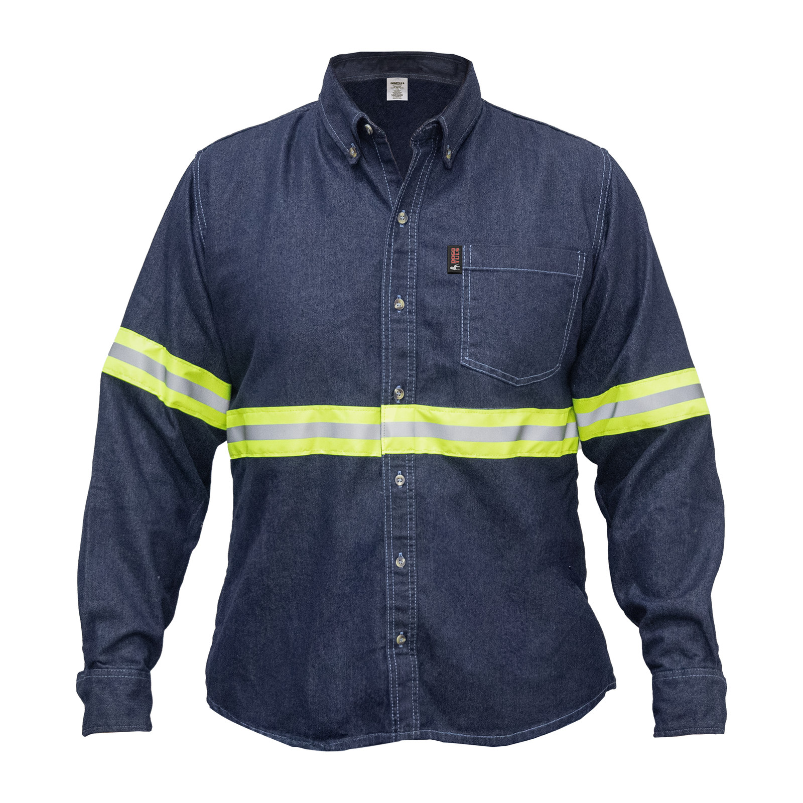 Camisa de Mezclilla con Reflejante XXG