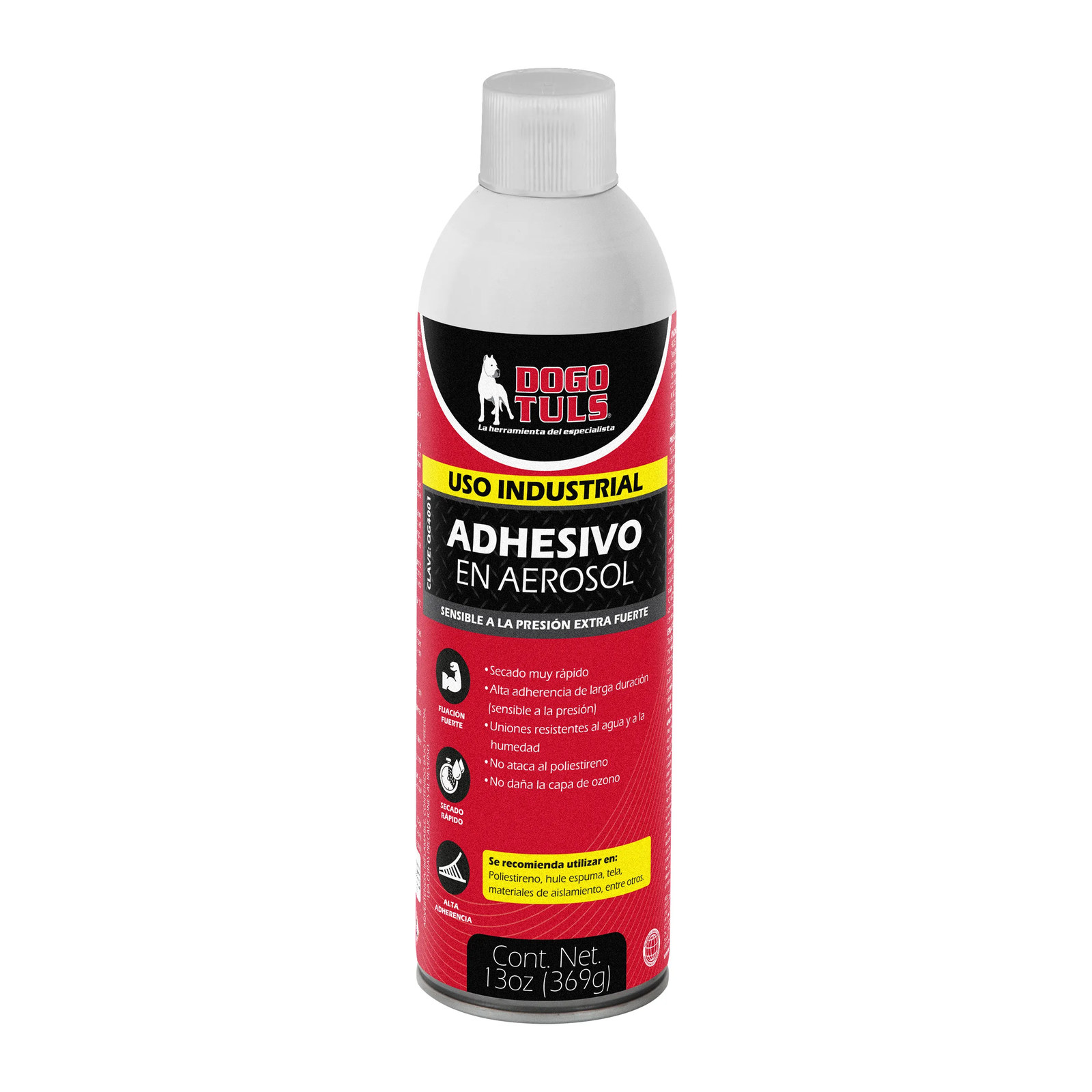 Adhesivo Industrial en Aerosol 13 oz - Paquete 6 Piezas