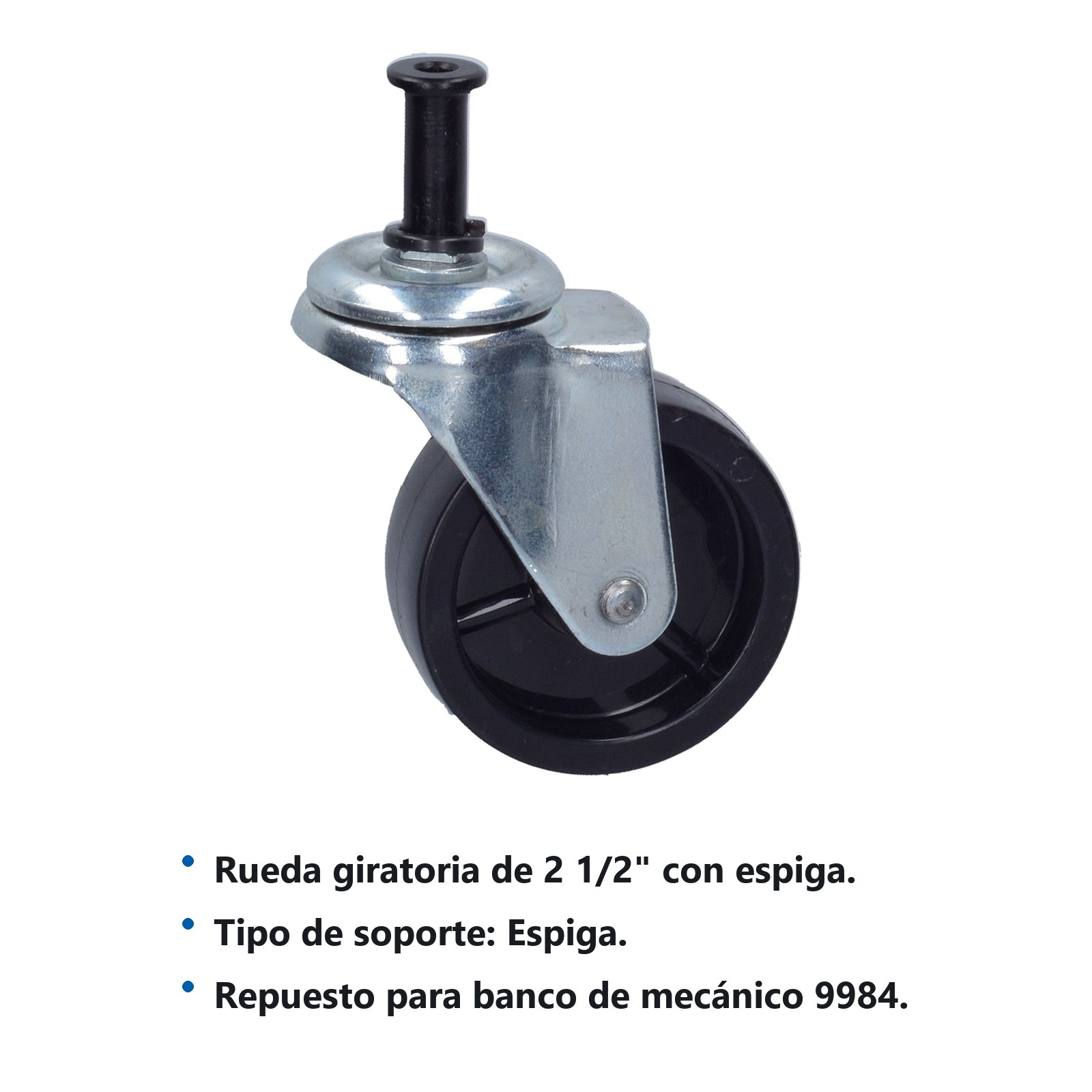 Repuesto de rueda para banco para mecánico 9984 Urrea - Imagen 2